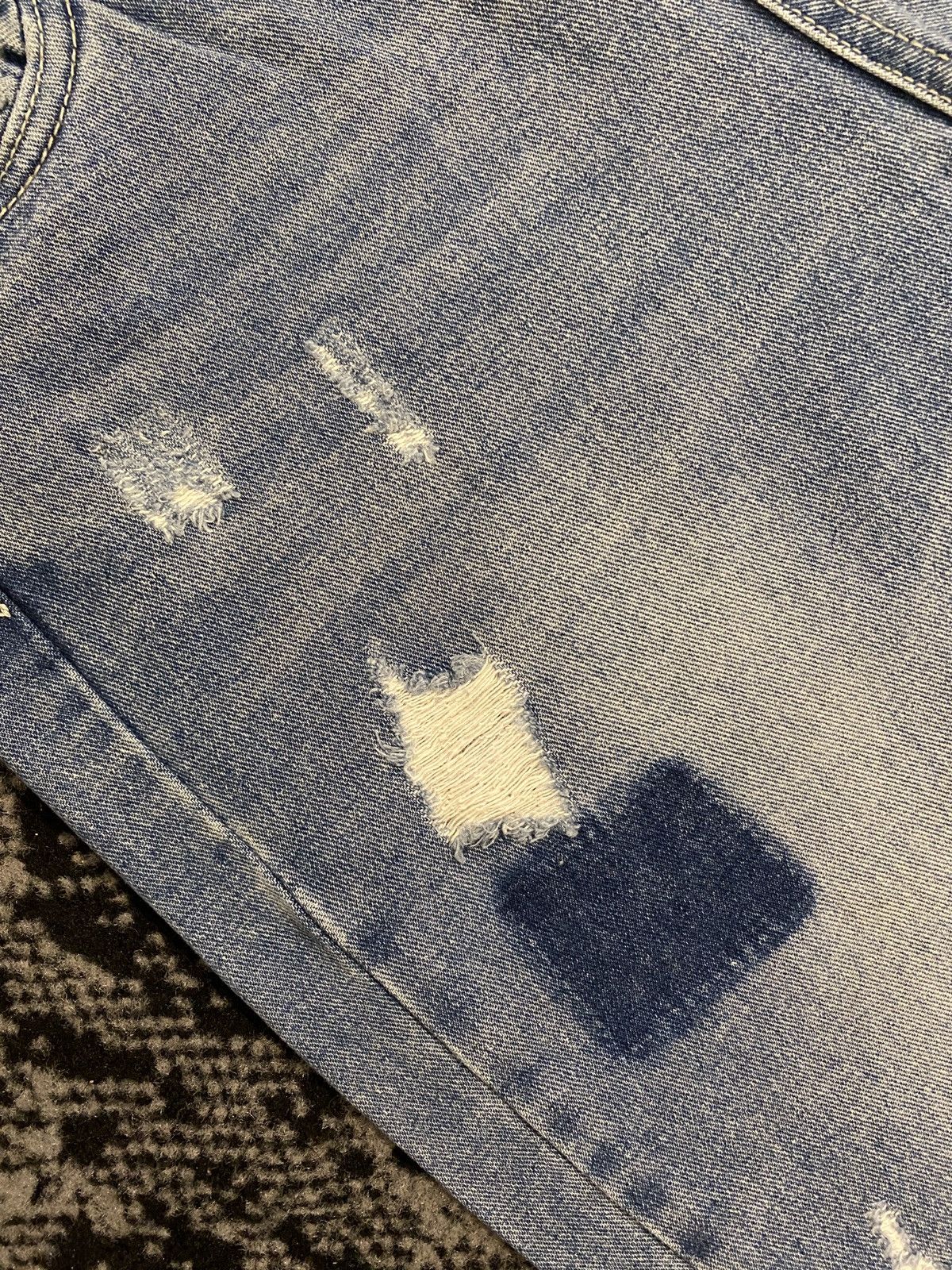 Japanese Brand Kapital Distressed Ripped Faded Denim Japanese Brand Size US 29 - 5 Thumbnail