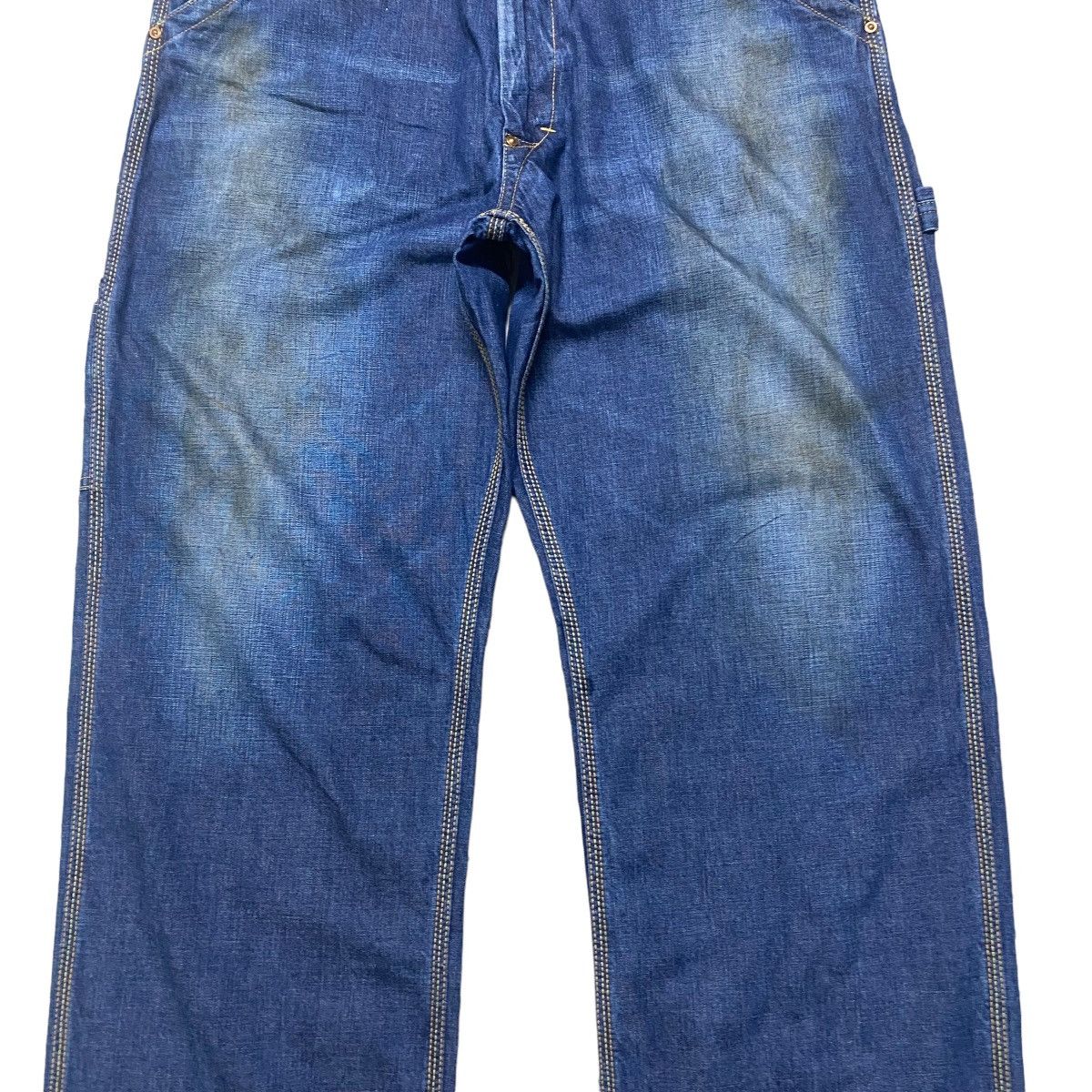 Bape Vintage Bape Denim Carpenter Pants Oiled Coated Size US 34 / EU 50 - 6 Thumbnail