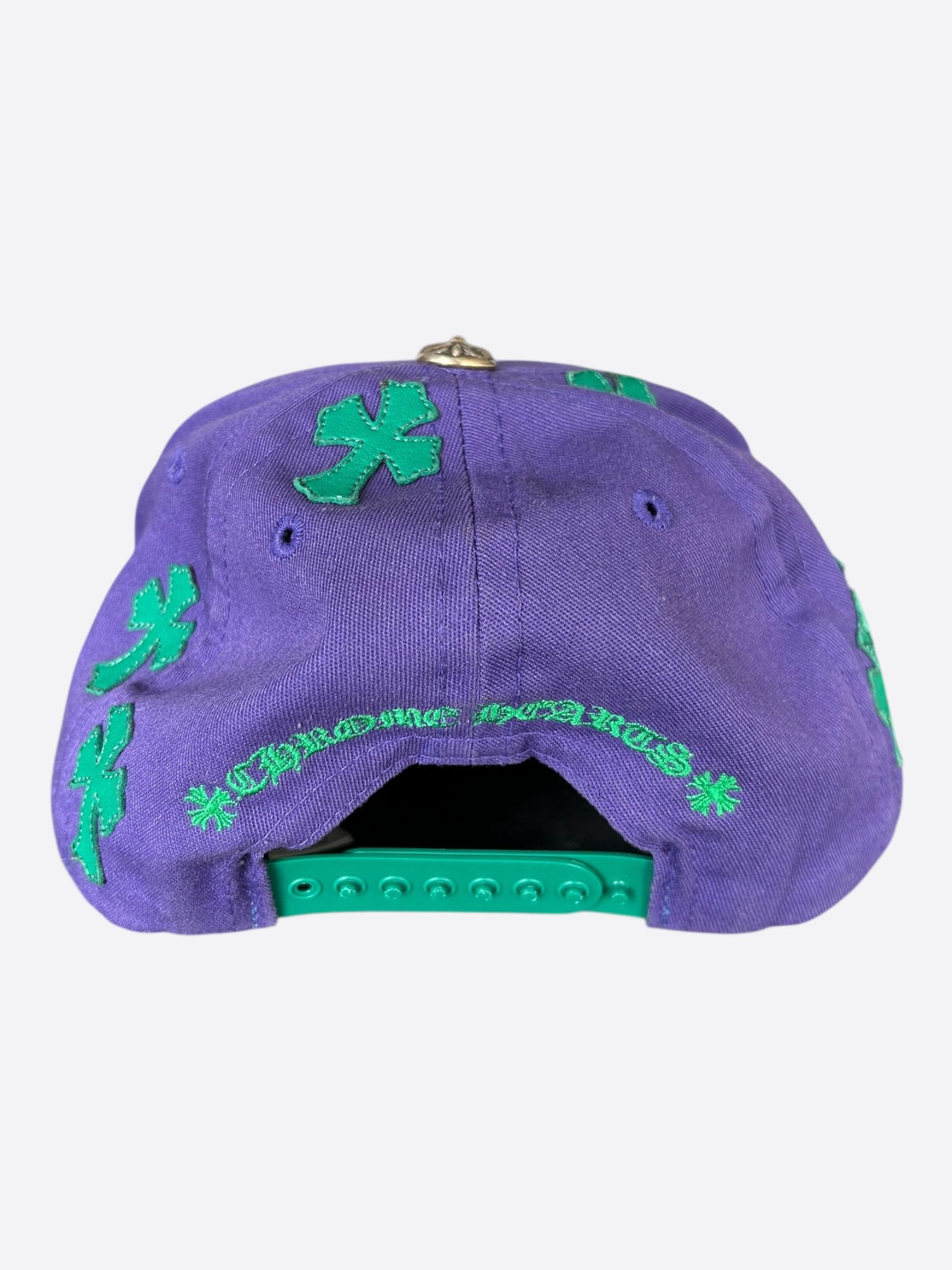Chrome Hearts Chrome Hearts Purple & Green Cross Patch Hat Size ONE SIZE - 3 Thumbnail