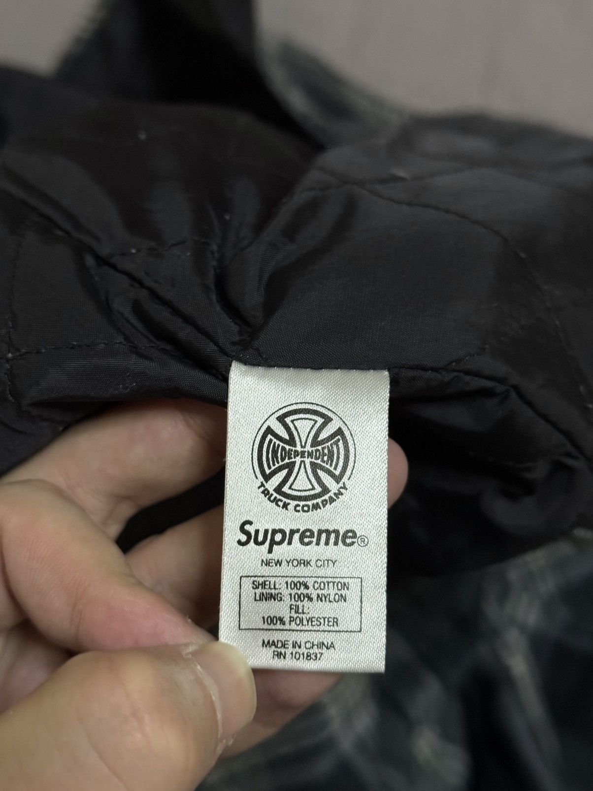 Supreme Supreme independent fuck the rest flannel shirt Xl Size US XL / EU 56 / 4 - 6 Thumbnail