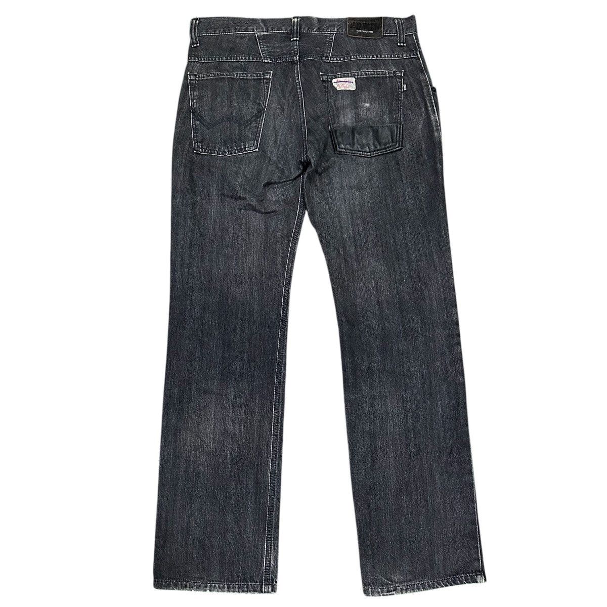 Vintage edwin double waist superblack . Size US 34 / EU 50 - 2 Thumbnail