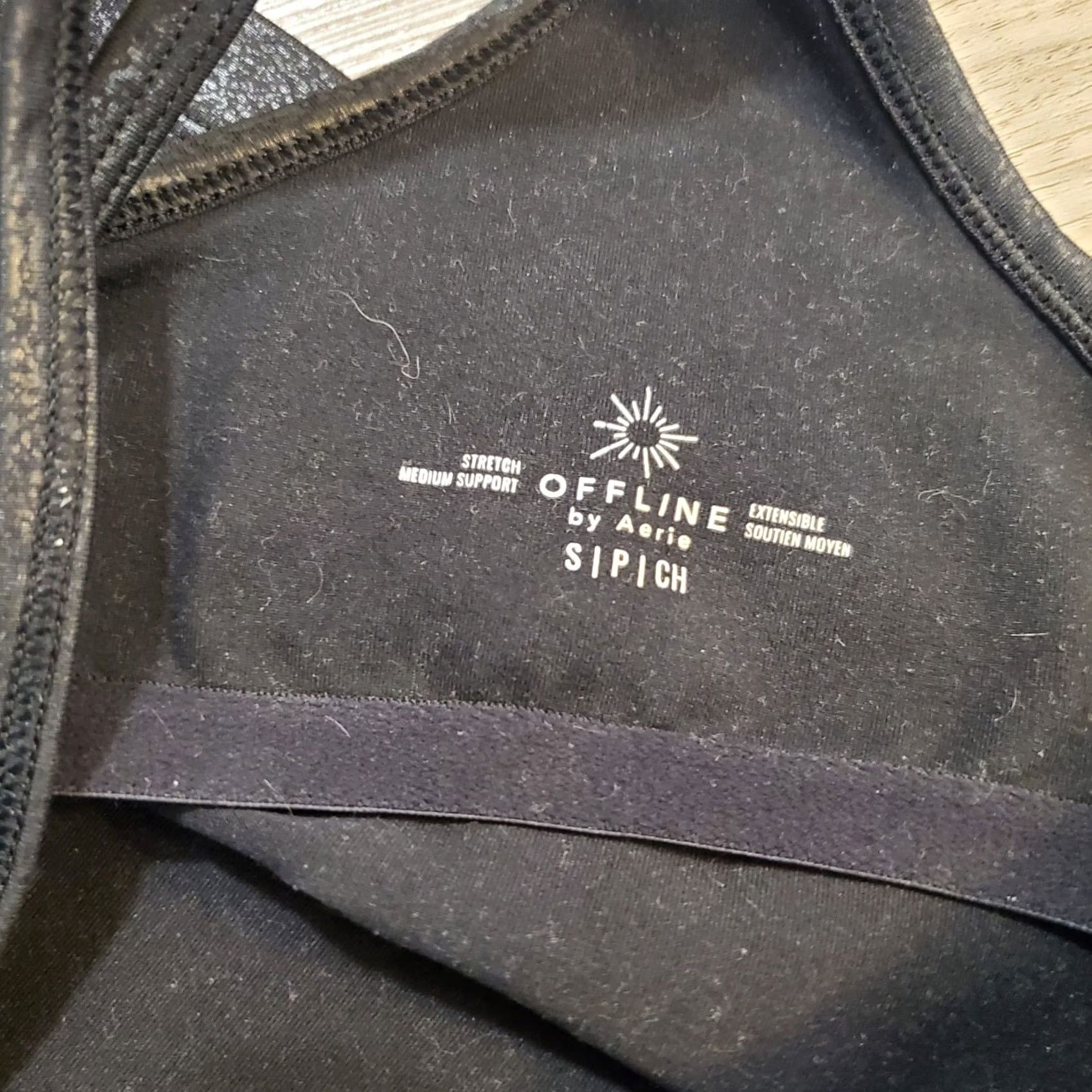 Vintage Aerie The Hugger Black Cotton Razorback Crop Tank Shirt Women's Small Racerback Built-In Bra Sleeveless Activewear Size S / US 4 / IT 40 - 5 Thumbnail