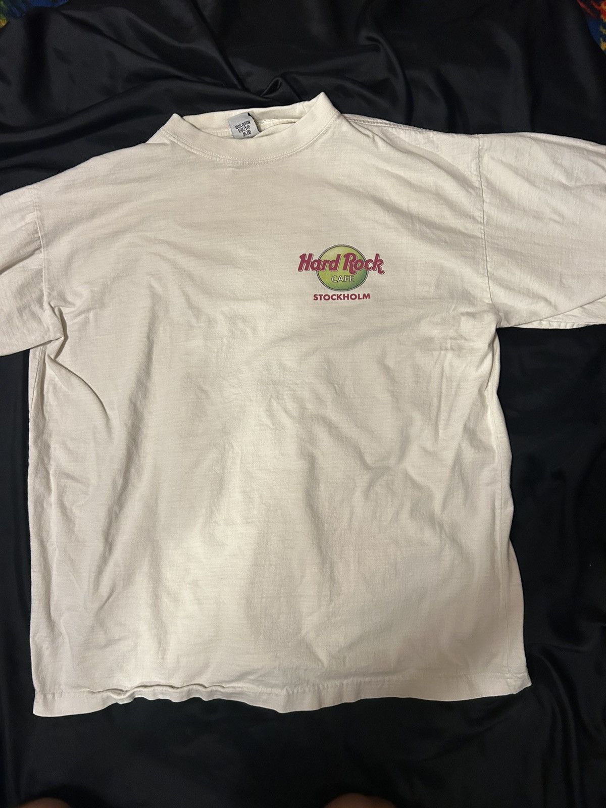 Hard Rock Cafe Hard Rock Cafe Stockholm Large Heavy Tee Size US L / EU 52-54 / 3 - 1 Thumbnail