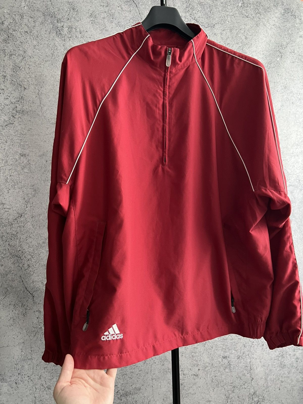 Adidas Vintage Adidas Light Jacket 2004 Climashell Wind Half Zip Size US XL / EU 56 / 4 - 3 Thumbnail