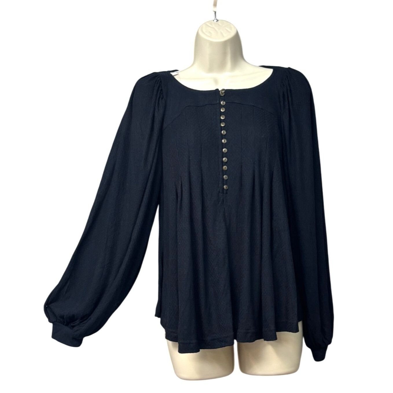 Free People Free People Devin Top, Black, Size XS Size XS / US 0-2 / IT 36-38 - 3 Thumbnail