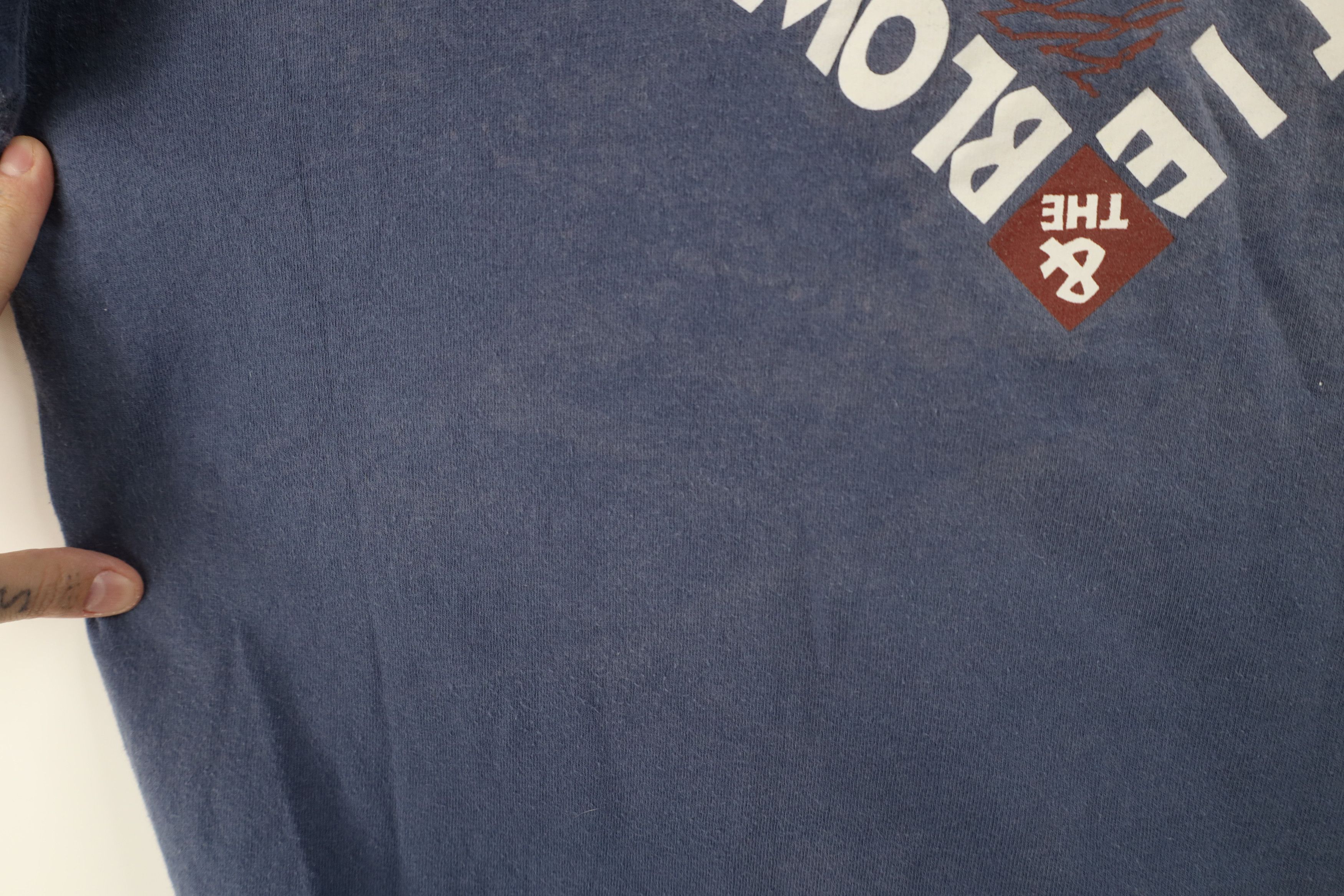 Vintage Vintage 90s Hootie & The Blowfish Band T-Shirt Blue HBF Size US XL / EU 56 / 4 - 12 Thumbnail