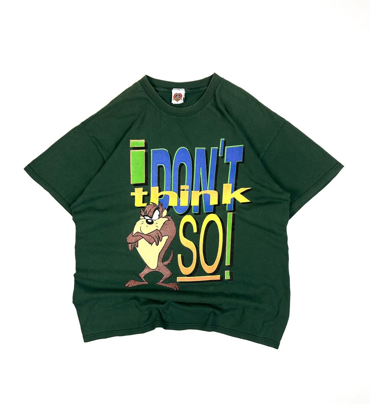 Vintage Warner Bros x Looney Tunes Green Taz Tee 1997 USA