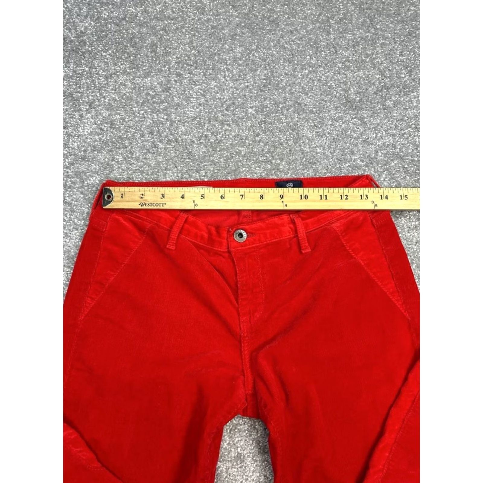 Denime AG Adriano Goldschmied Stevie Ankle Jodhpur Jeans Women 28 Red Denim Logo 28x26 Jeans Women Red Denim Logo 28x26 Size 28" / US 6 / IT 42 - 6 Thumbnail