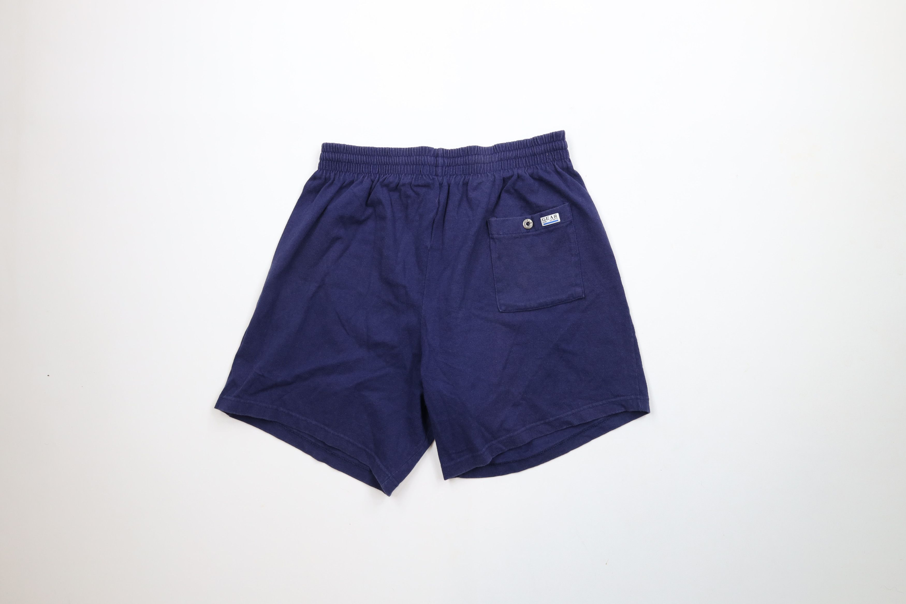 Vintage Vintage 90s Streetwear Cotton Above Knee Shorts Blue USA Size US 36 / EU 52 - 10 Thumbnail