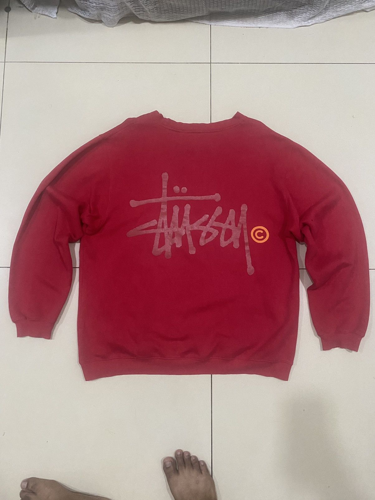 Stussy × Vintage Vintage Stussy Big Logo Sweatshirt Size US L / EU 52-54 / 3 - 2 Thumbnail