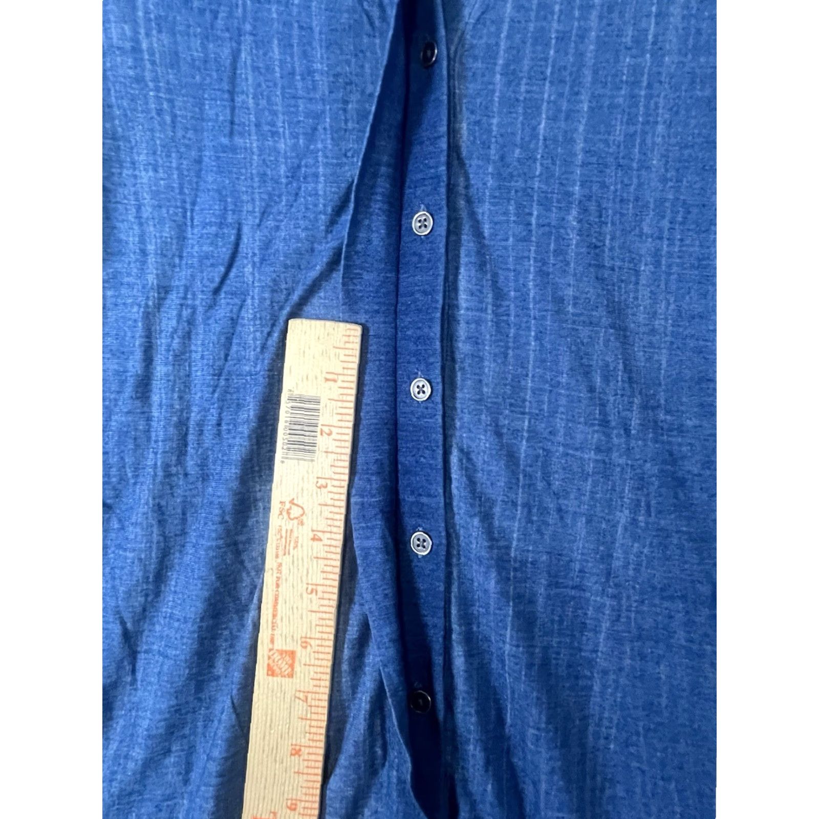 Anthropologie Cloth & Stone By Anthropologie Dress Womens Size Medium Blue 100% Cotton Casual Sleeveless Chambray Lyocell Collared Pullover Short Dress Size M / US 6-8 / IT 42-44 - 6 Thumbnail
