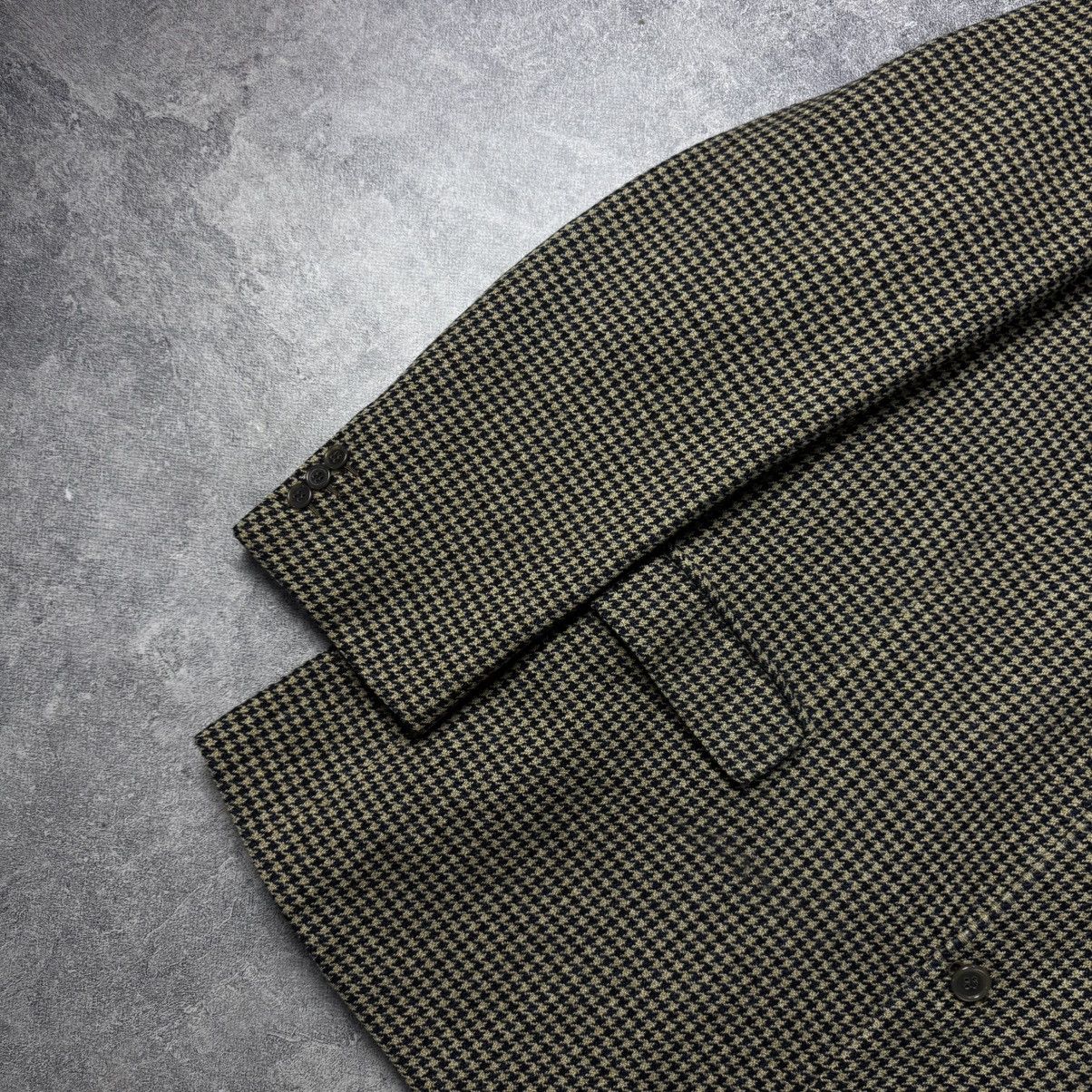 Brioni Brioni "Les Freres Ausoni" Houndstooth Wool Blazer Luxury Size 44R - 4 Thumbnail