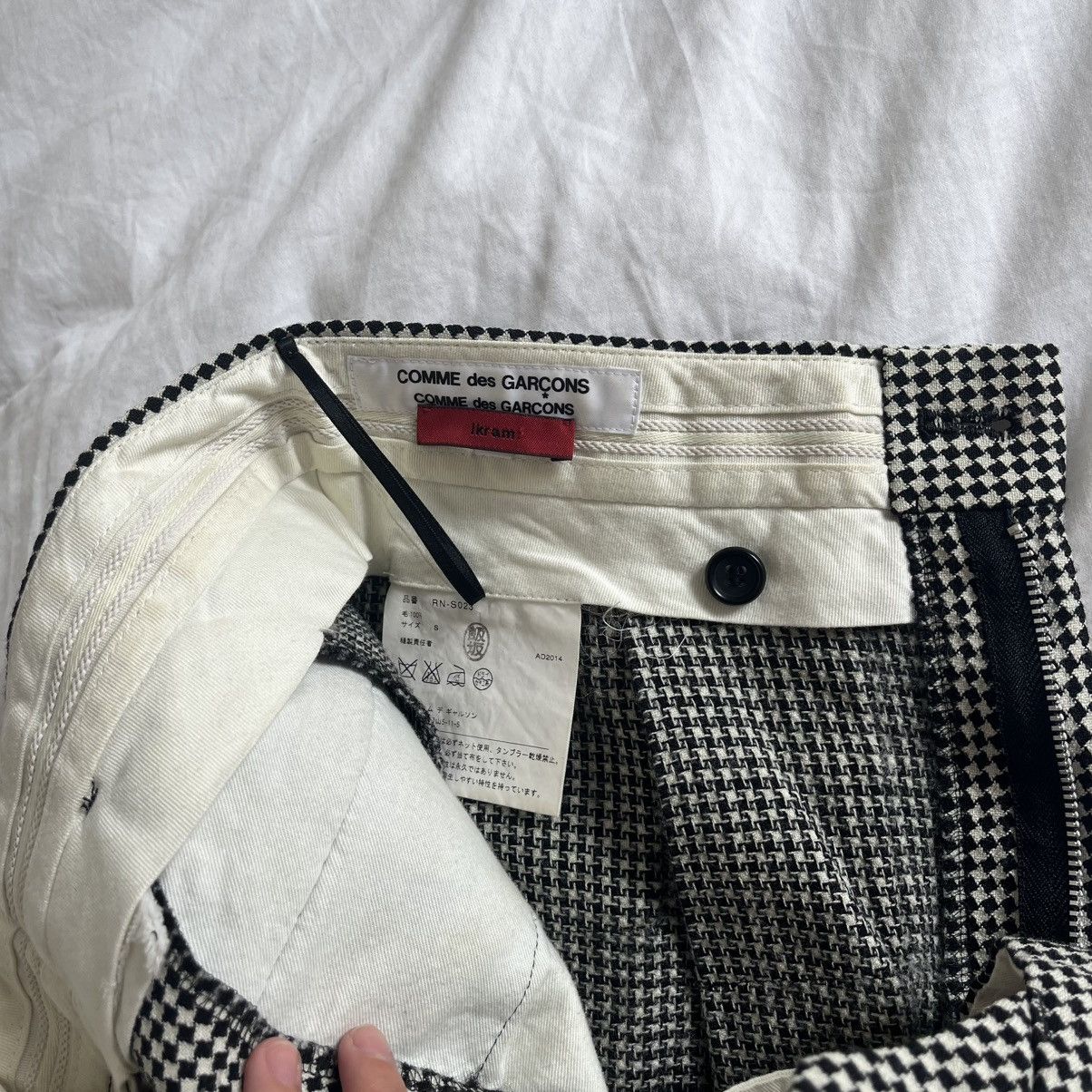 Comme des Garcons Comme Des Garçons Houndstooth Pleated Skort Size 26" / US 2 / IT 38 - 3 Thumbnail