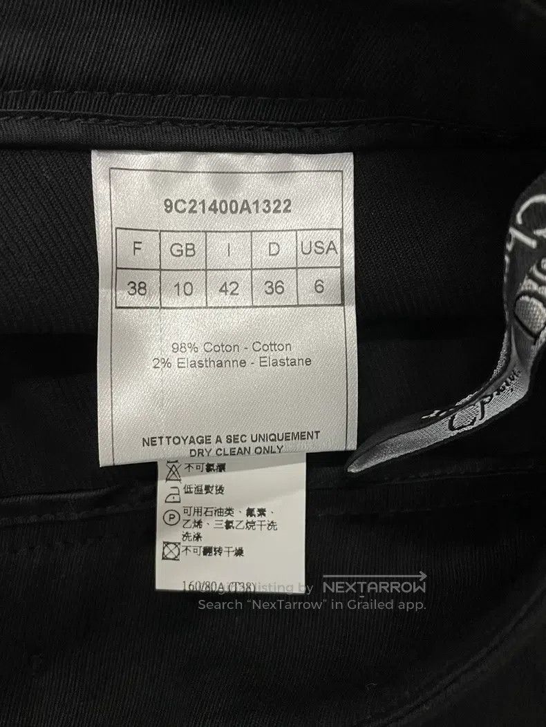 Dior Dior Black trousers Size 25" / US 0 / IT 36 - 4 Thumbnail