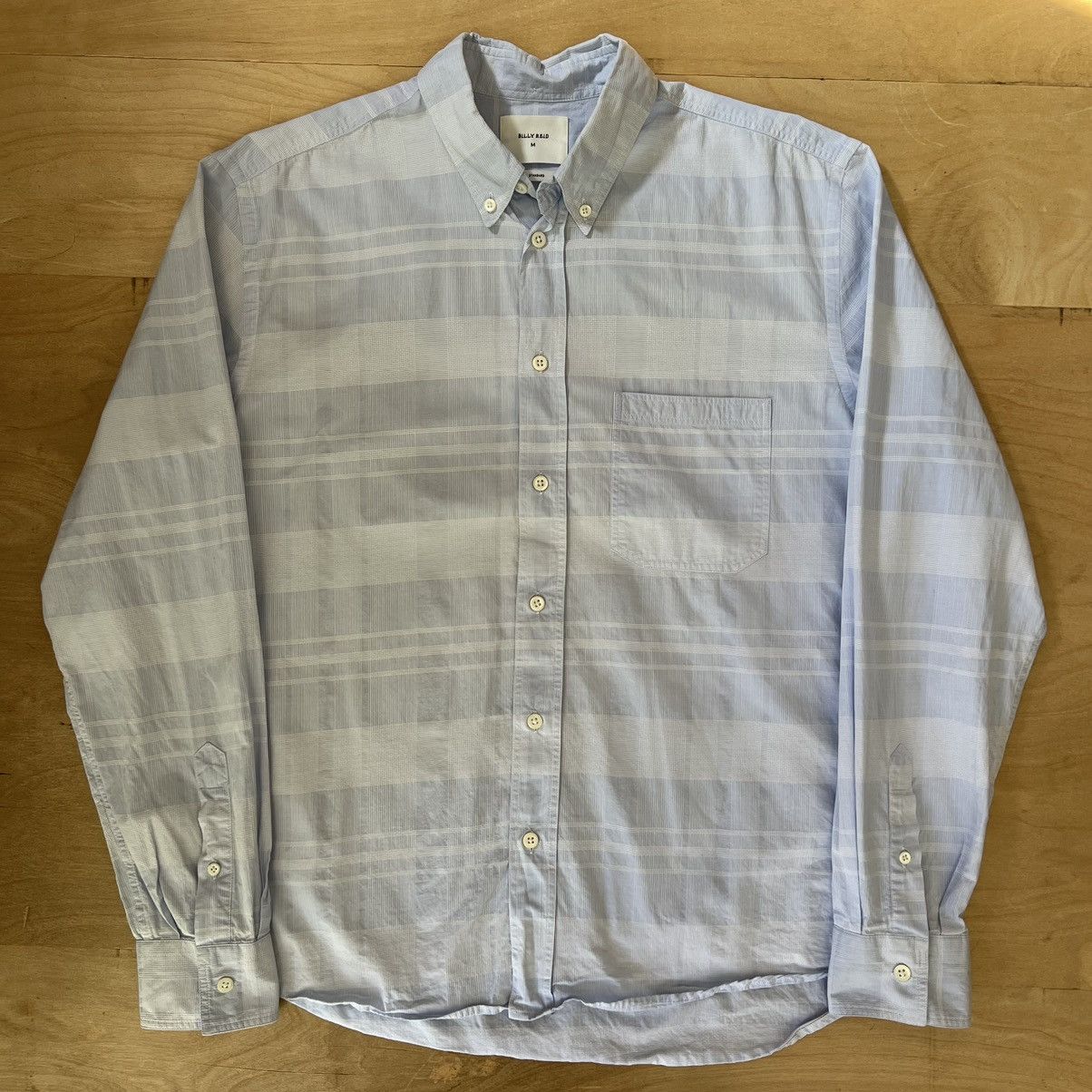 Billy Reid Billy Reid Shirt M Blue Striped Collared Button Up Size US M / EU 48-50 / 2 - 1 Thumbnail