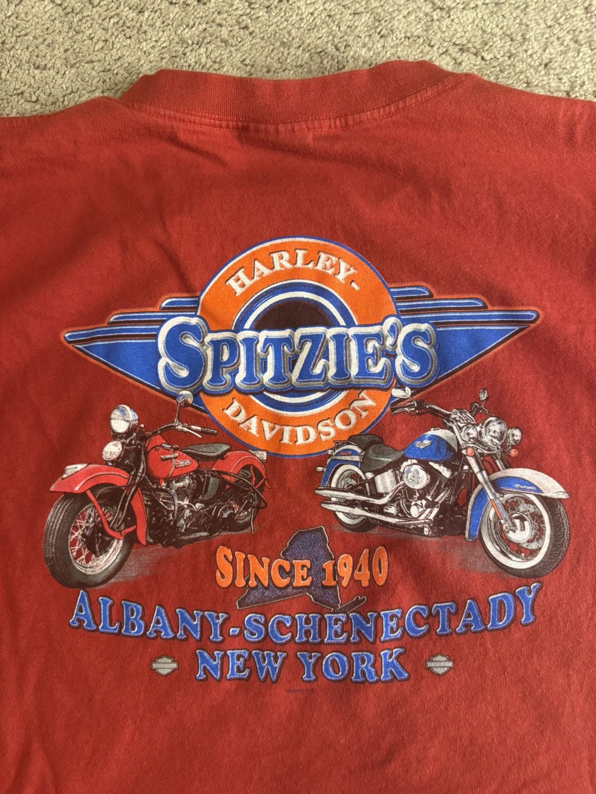 Harley Davidson 2006 Vintage Harley Davidson Albany Tee Size US L / EU 52-54 / 3 - 3 Thumbnail