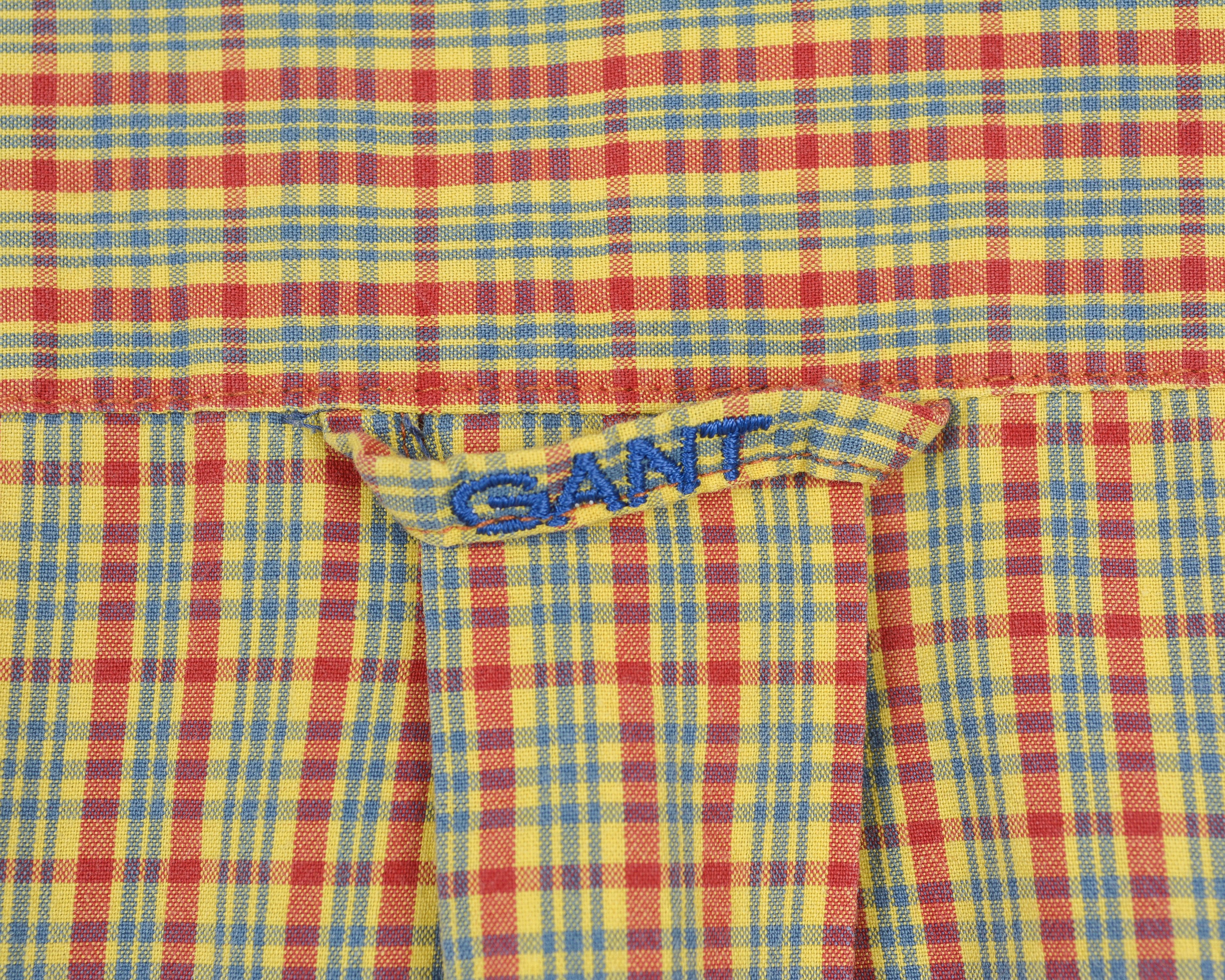 Gant 'Newport Poplin' Casual Long Sleeve Check Plaid Tartan Size US XL / EU 56 / 4 - 7 Thumbnail