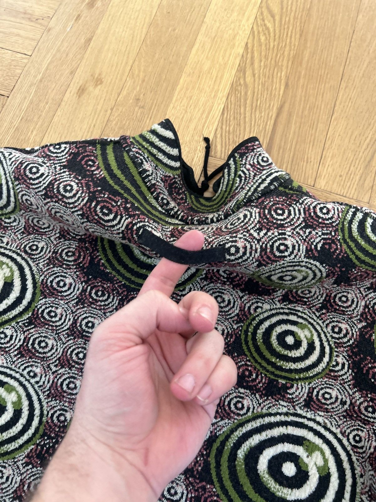 Jean Paul Gaultier FW96 Cheongsam Psychedelic Jacquard Sweater Size US S / EU 44-46 / 1 - 6 Thumbnail