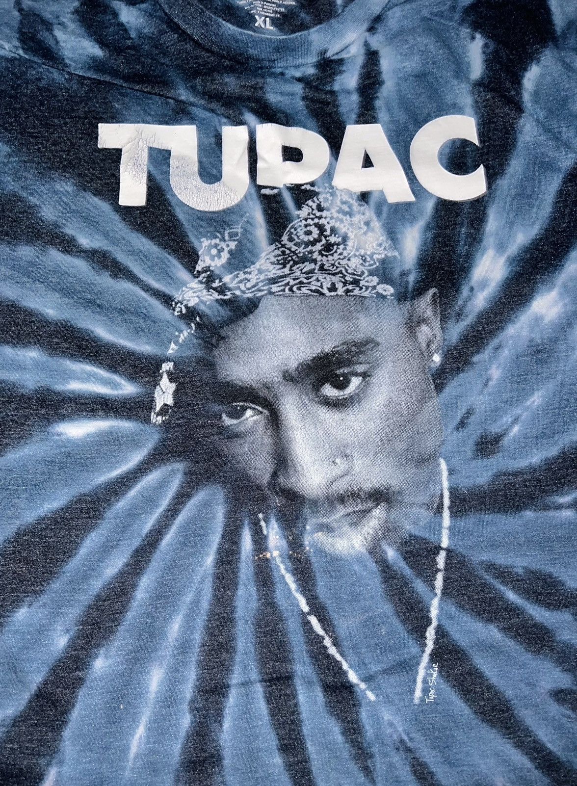 Rap Tees × Vintage 2PAC T-SHIRT Size US XL / EU 56 / 4 - 7 Thumbnail