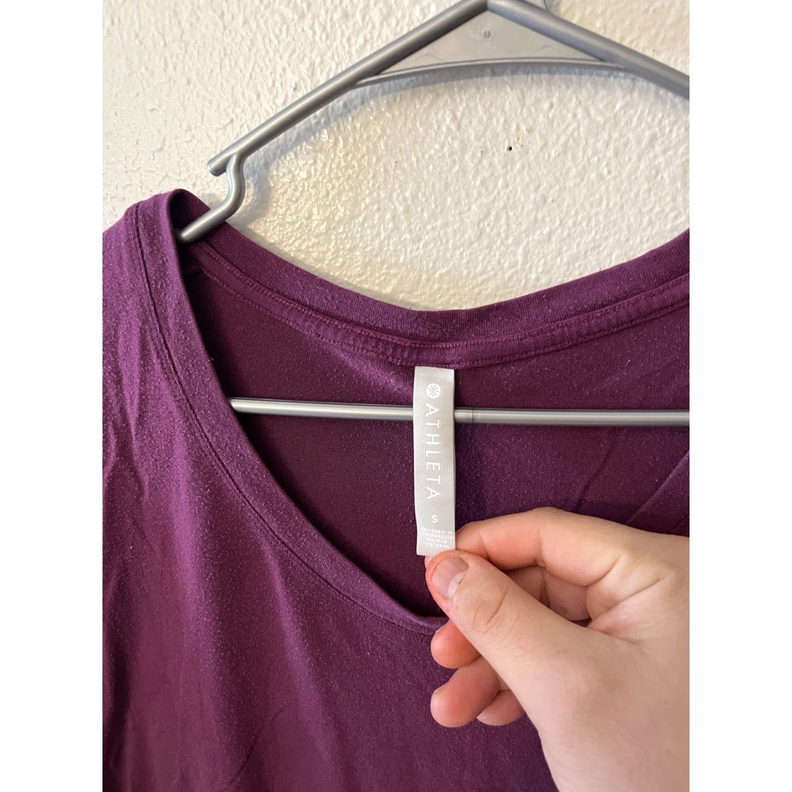Athleta Athleta T-Shirt Shirt Women Small Purple Back Short Sleeve Cap Sleeve Periwinkle Regular Size Size S / US 4 / IT 40 - 3 Thumbnail