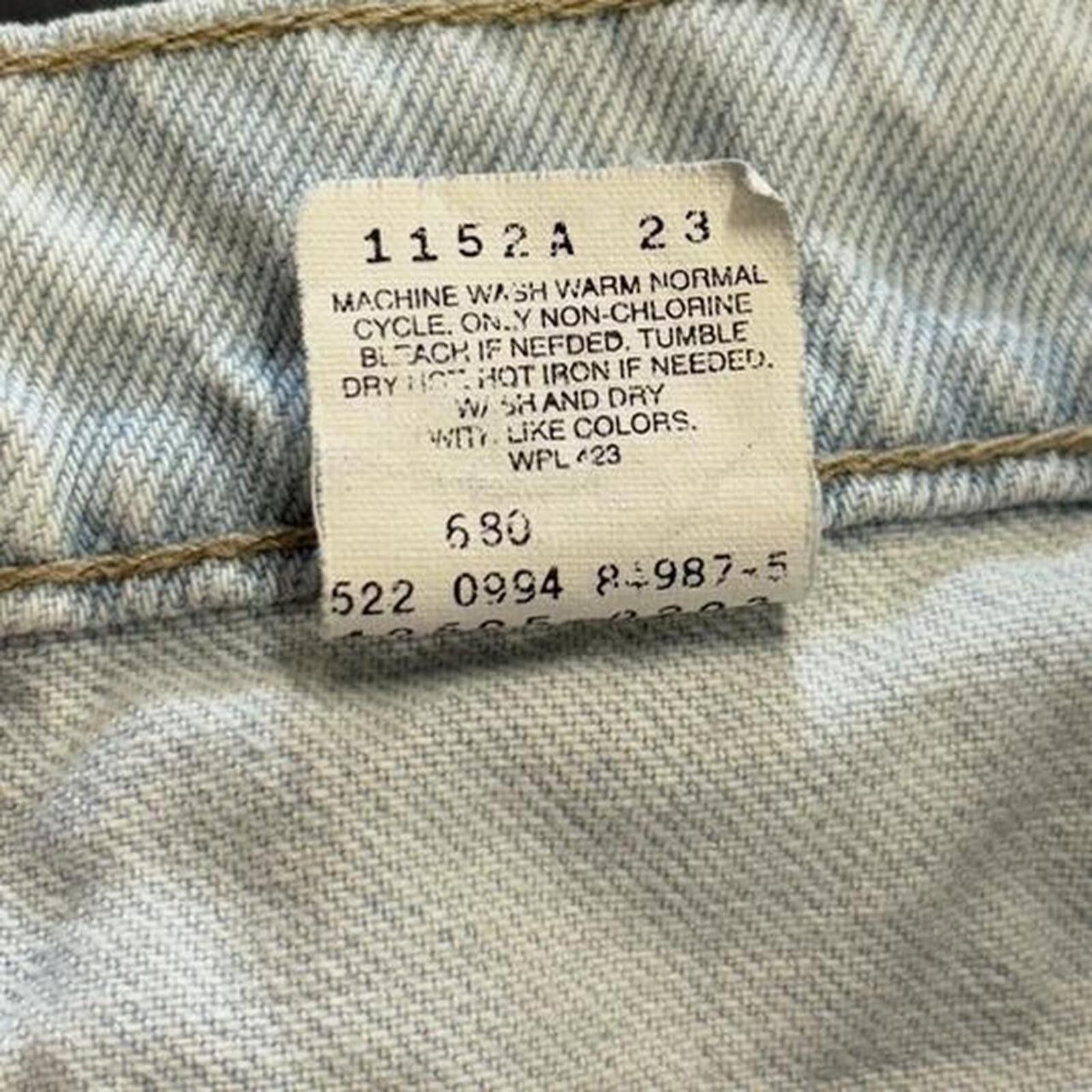 Levi's 1994 MiUSA Levi 505 Orange Tabs Size US 36 / EU 52 - 7 Thumbnail