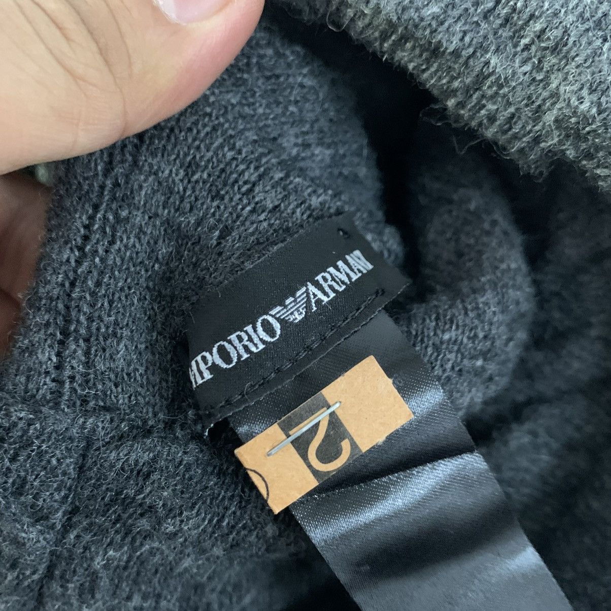 Emporio Armani EMPORIO ARMANI WOOL COVER HEAD WINTER MASK Size ONE SIZE - 10 Thumbnail