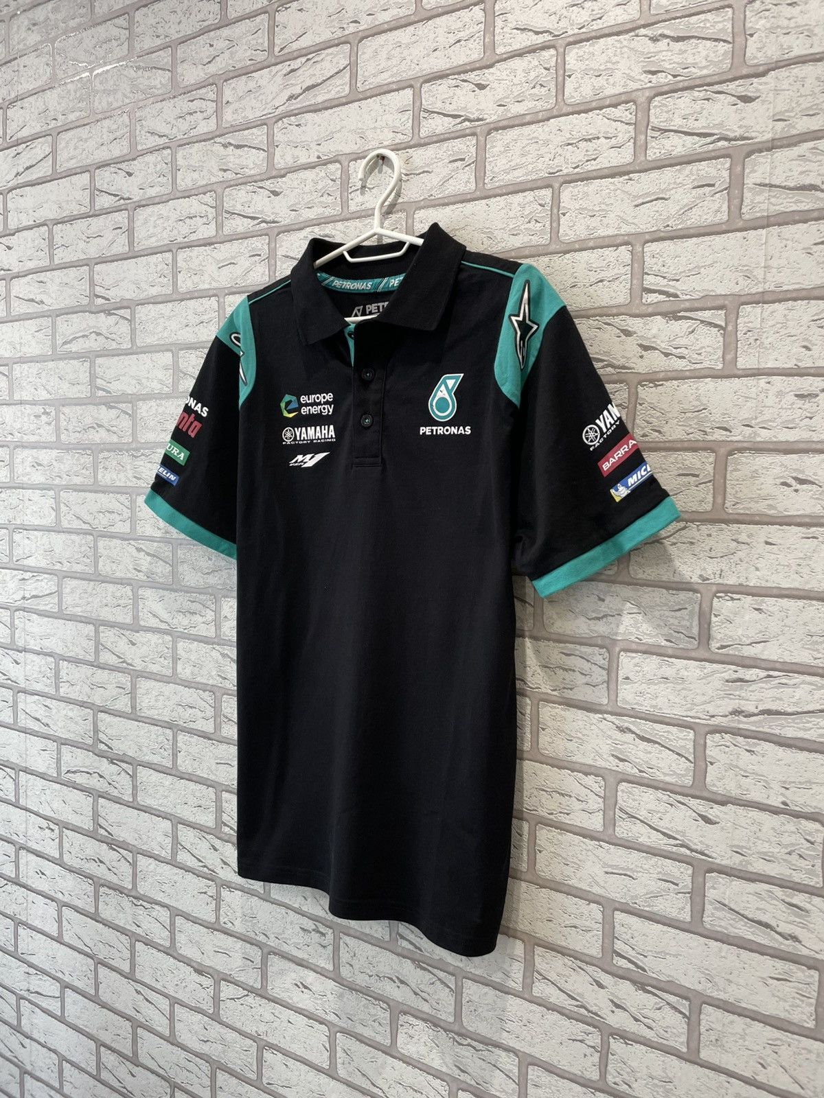 Formula 1 × Vintage Petronas Yamaha Alpinestars F1 Formula 1 Polo T-Shirt Tee Size US M / EU 48-50 / 2 - 2 Thumbnail