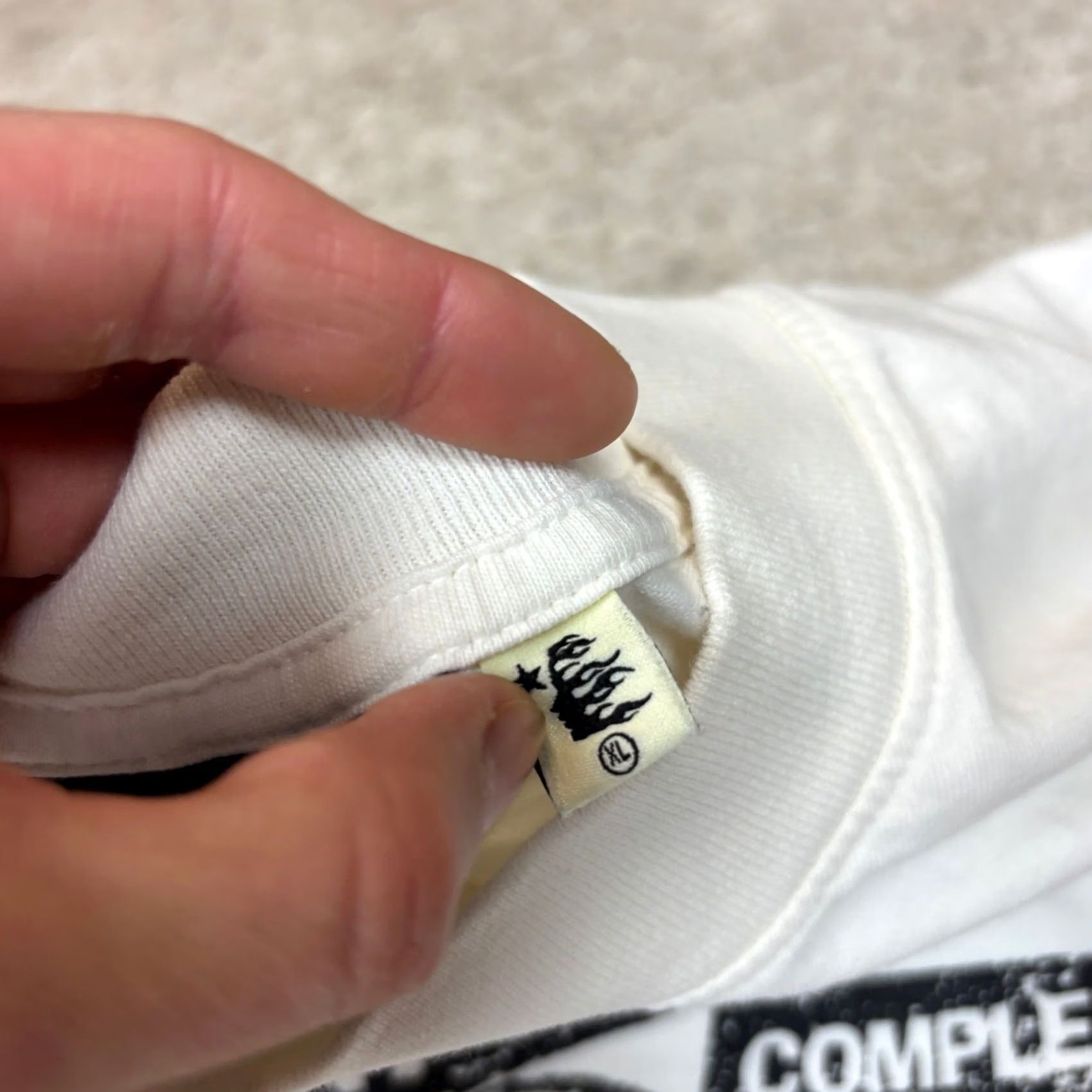HELLSTAR Hellstar x Complexcon Exclusive 2024 T Shirt Men’s XL Rare White Rare Mens XL Regular White Complexcon Exclusive 2024 T Shirt Hellstar Mens XL Size US XL / EU 56 / 4 - 7 Thumbnail