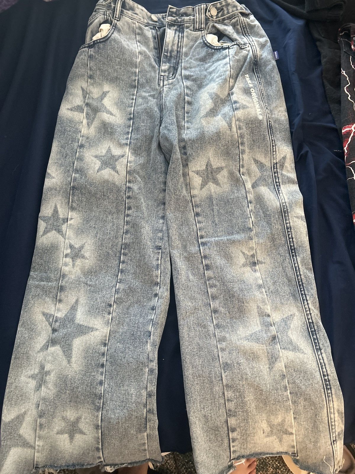 TAKA Original Taka Original Star Jeans Wide Fit Size US 29 - 1 Thumbnail