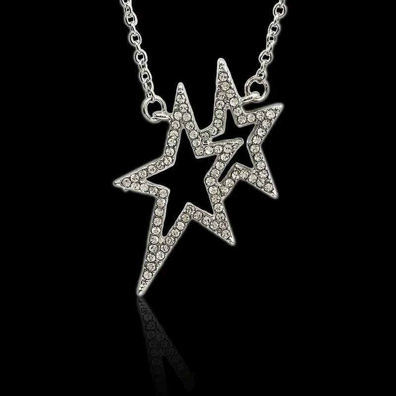 Jewelry Crystal Star Necklace Size ONE SIZE - 2 Thumbnail