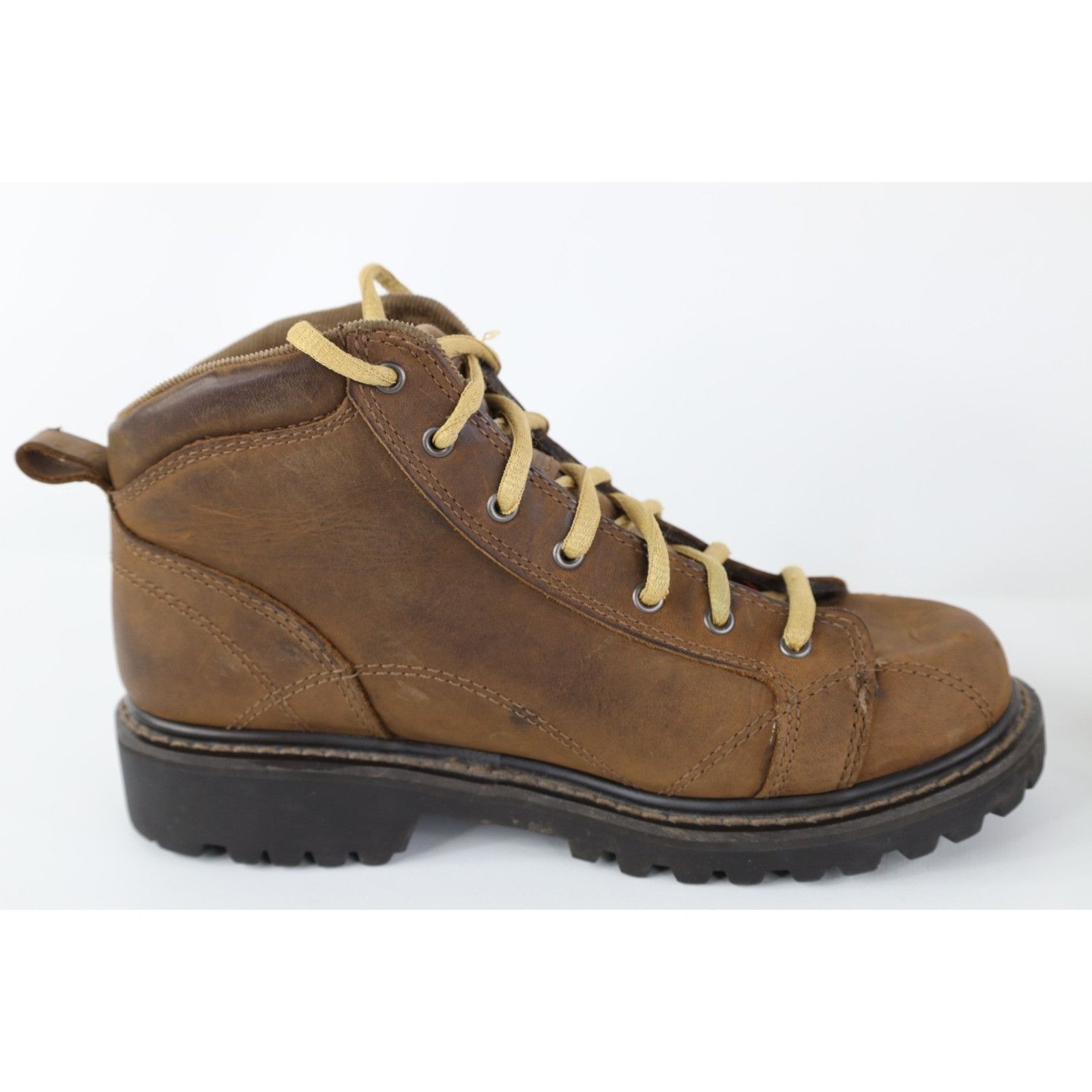 American Eagle Outfitters Vintage 90s American Eagle Babydoll Leather Mountain Boots Size US 7 / IT 37 - 8 Thumbnail