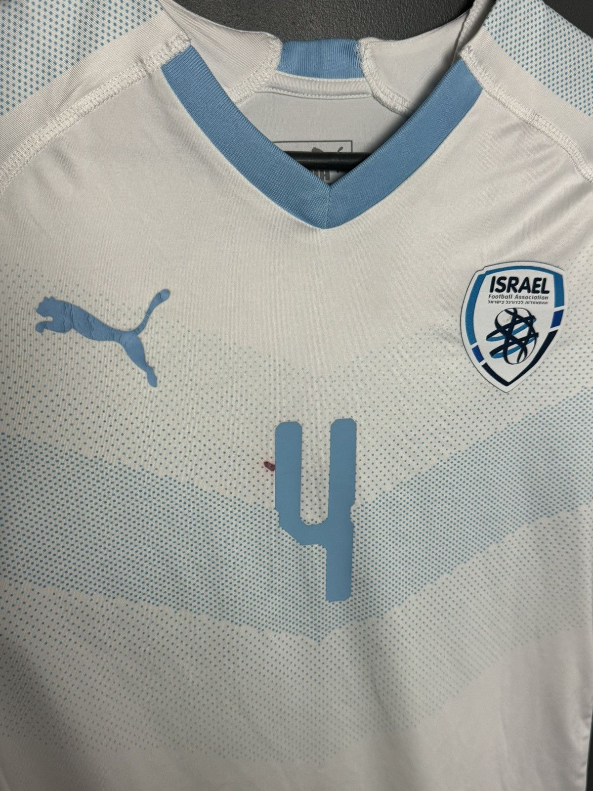 Puma Israel National Team 18/19 Away Football Soccer Jersey Shirt Size US M / EU 48-50 / 2 - 3 Thumbnail