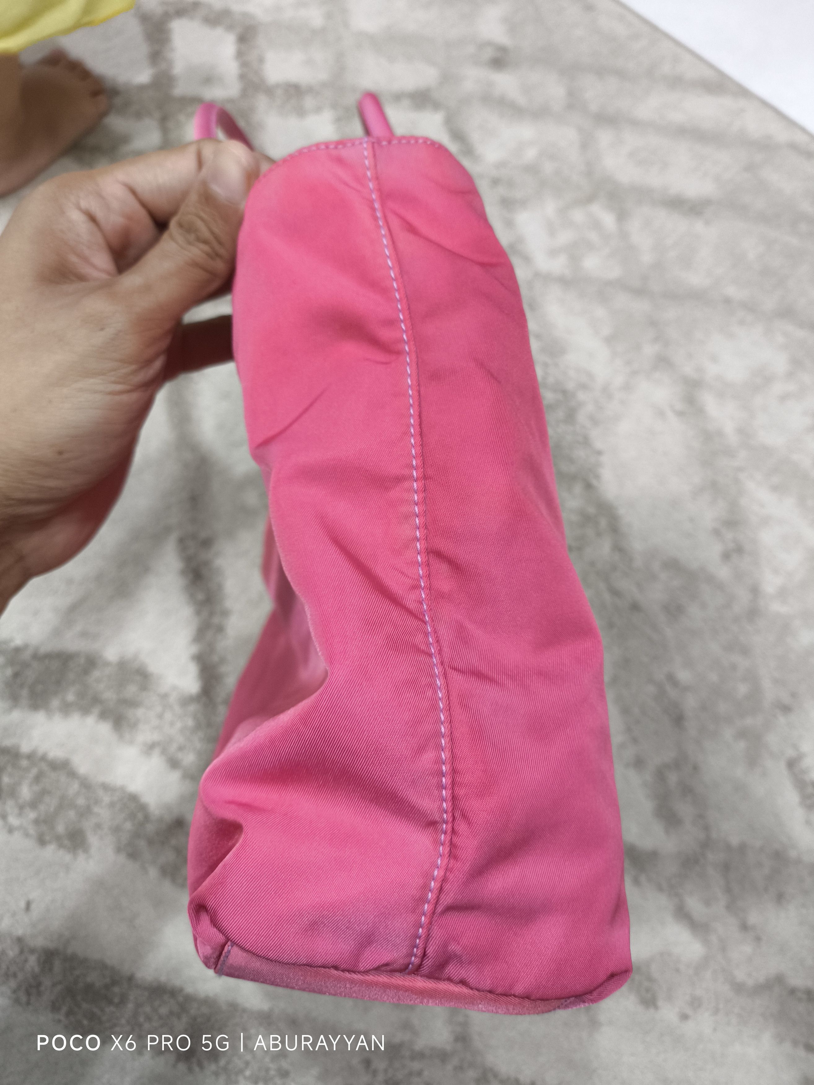 Prada Prada Pink Tessuto Nylon Tote Shoulder Bag Size ONE SIZE - 5 Thumbnail