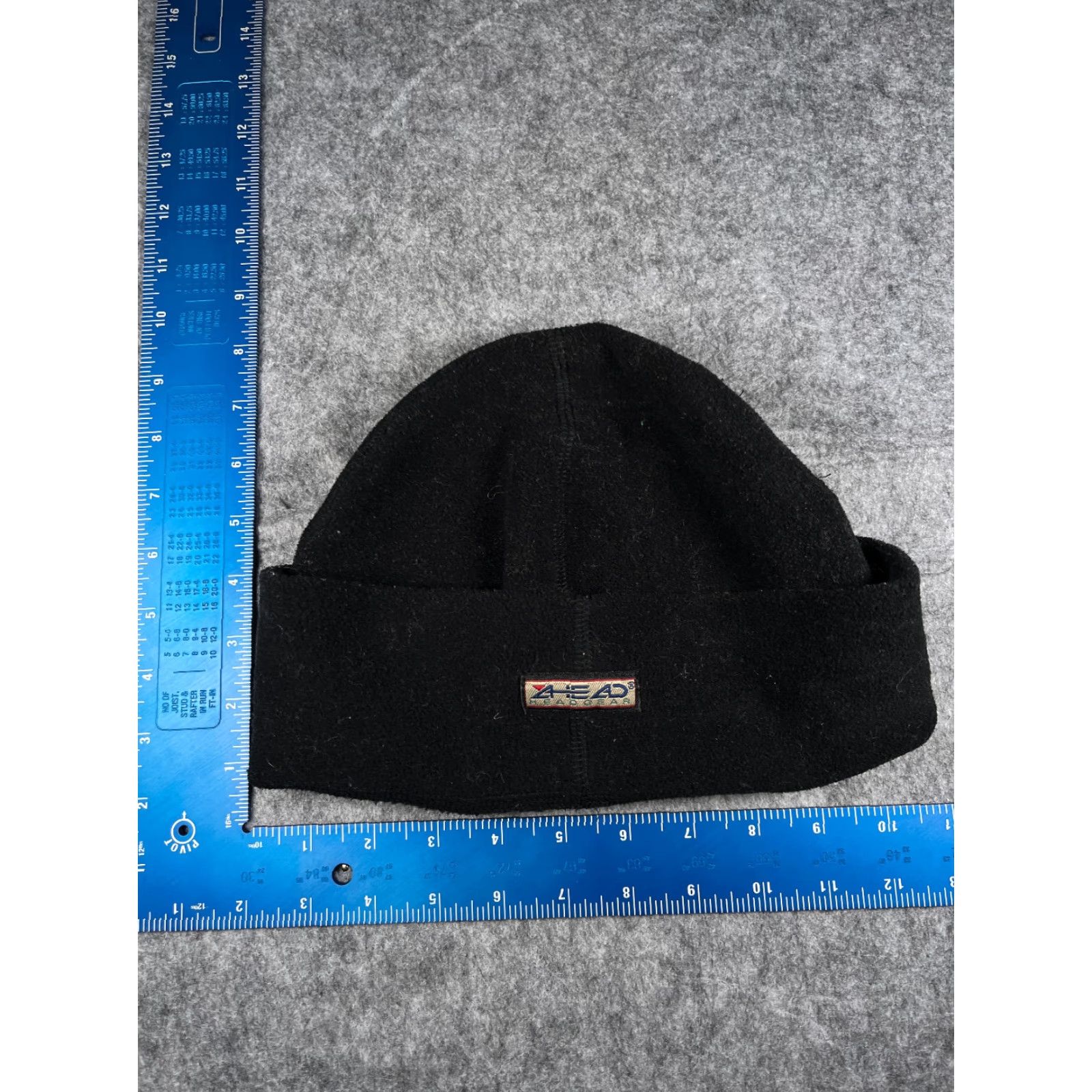 Vintage Ahead Headgear Beanie Adult One Size Black Knit 100% Poly Fleece The Revere Golf Club Size US M / EU 48-50 / 2 - 4 Thumbnail