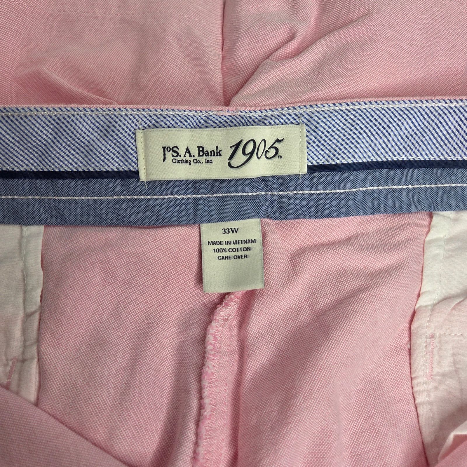 Jos. A. Bank Men's Jos A Banks 1905 Tailored Fit Chino Shorts Size US 33 - 6 Thumbnail