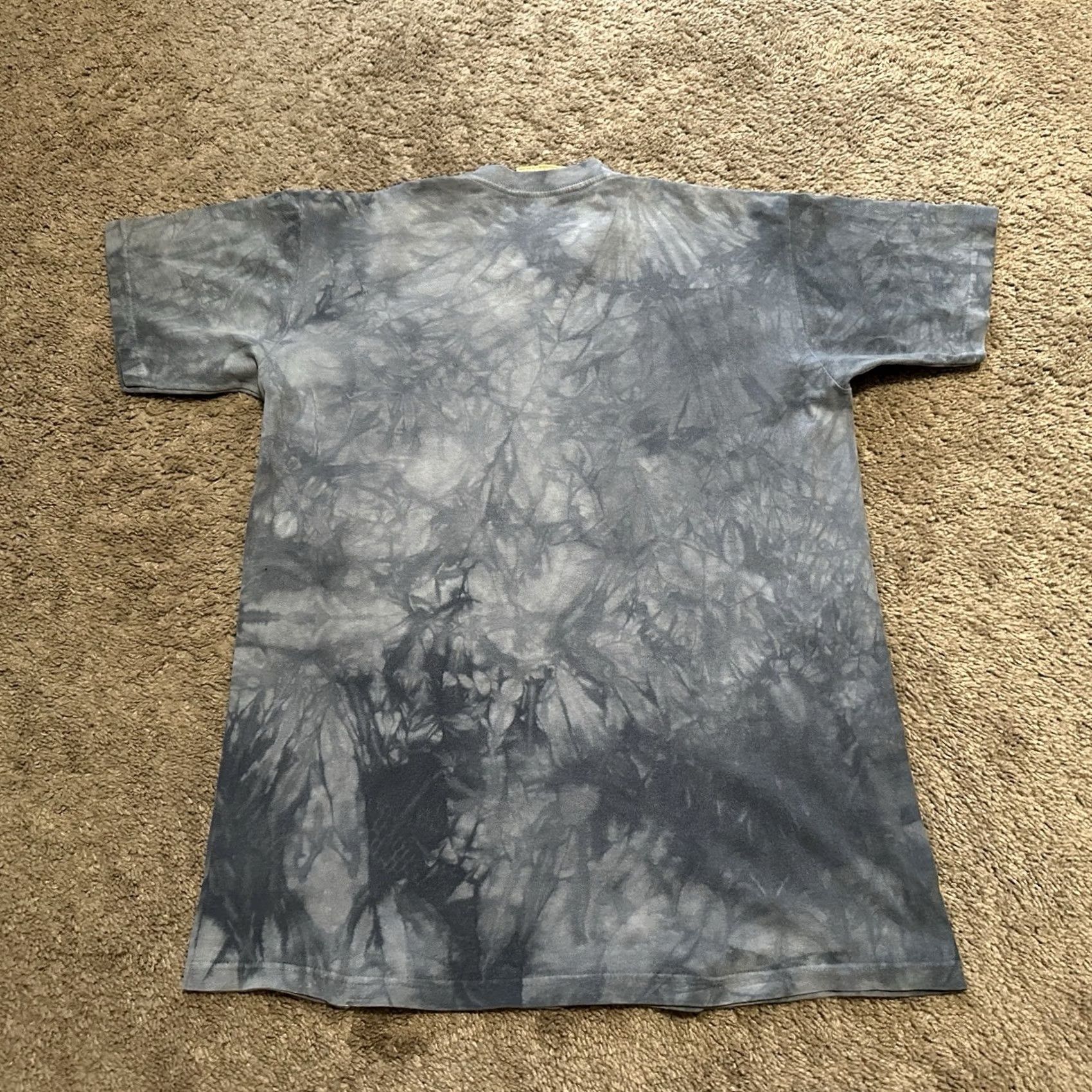 The Mountain The Mountain Shirt Mens Medium Tie Dye Graphic Print Blue Short Sleeve Animals Nature USA Size US M / EU 48-50 / 2 - 5 Thumbnail