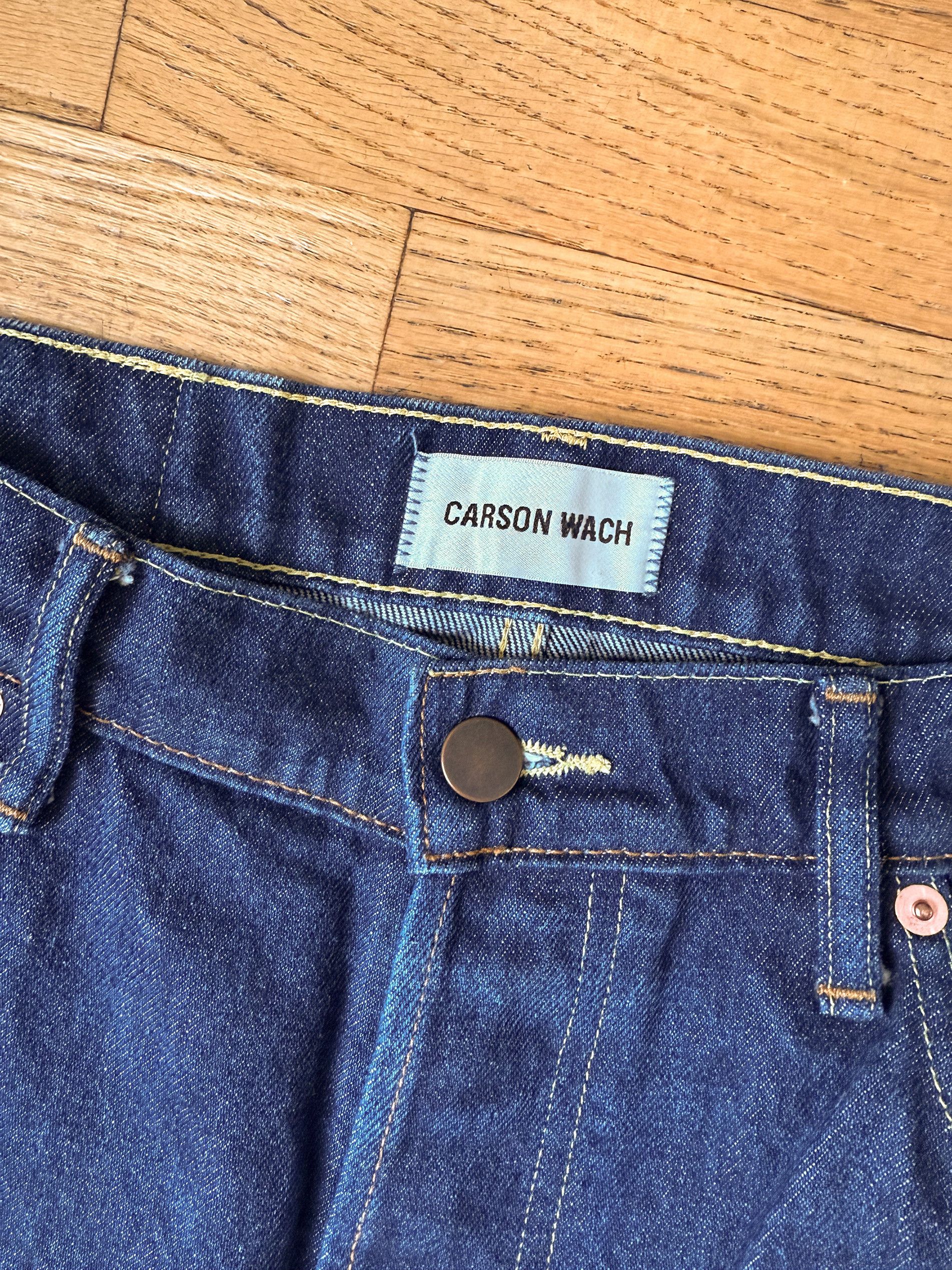CARSON WACH Carson Wach The Original 333 Classic Raw Indigo Denim Jeans Size US 34 / EU 50 - 6 Thumbnail