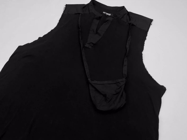 Raf Simons Raf Simons Raw edge vest with small bag-2506 Size US M / EU 48-50 / 2 - 2 Thumbnail