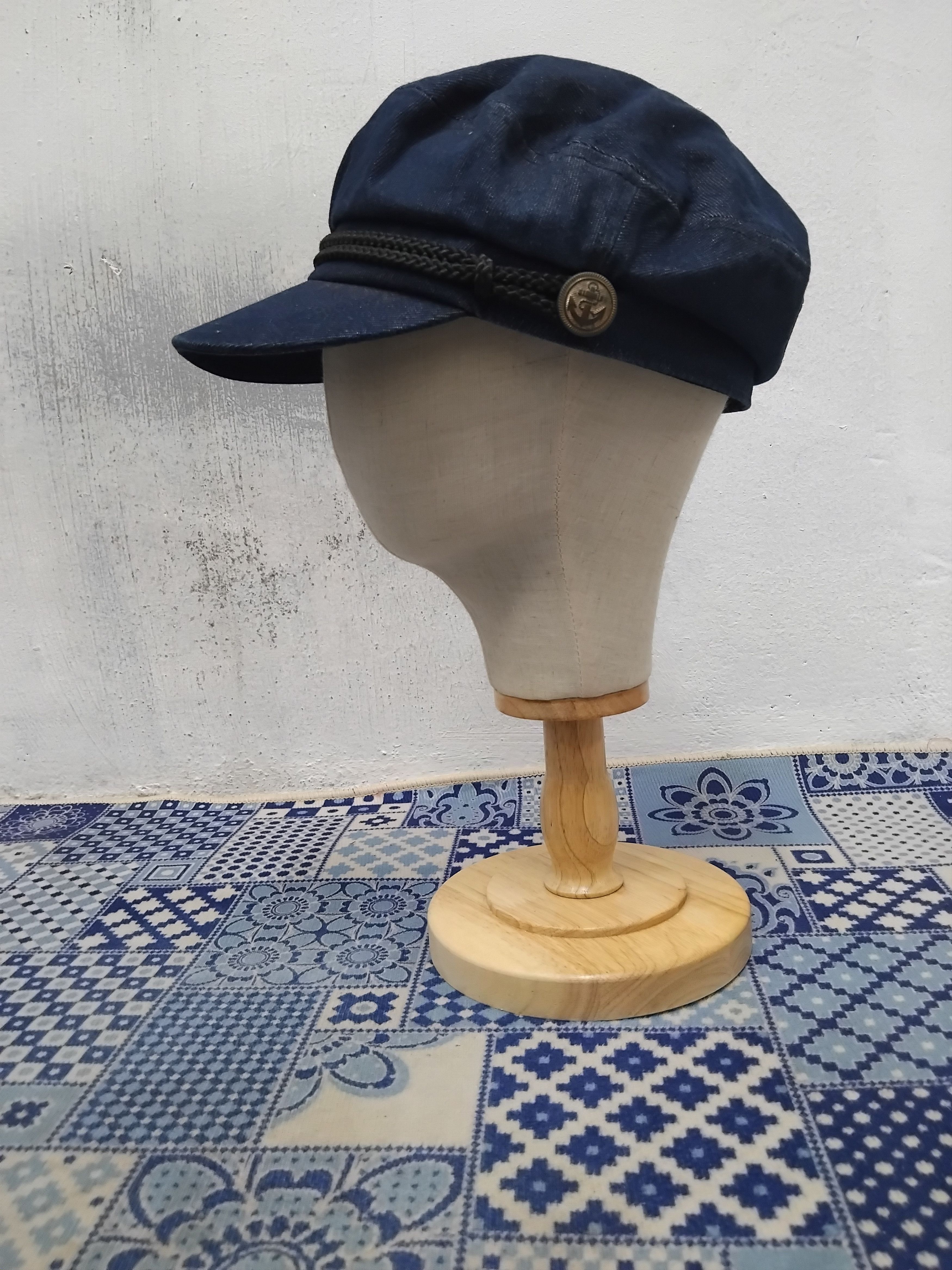 PPFM 💥Earth music & ecology blue colour captain cap Size ONE SIZE - 6 Thumbnail