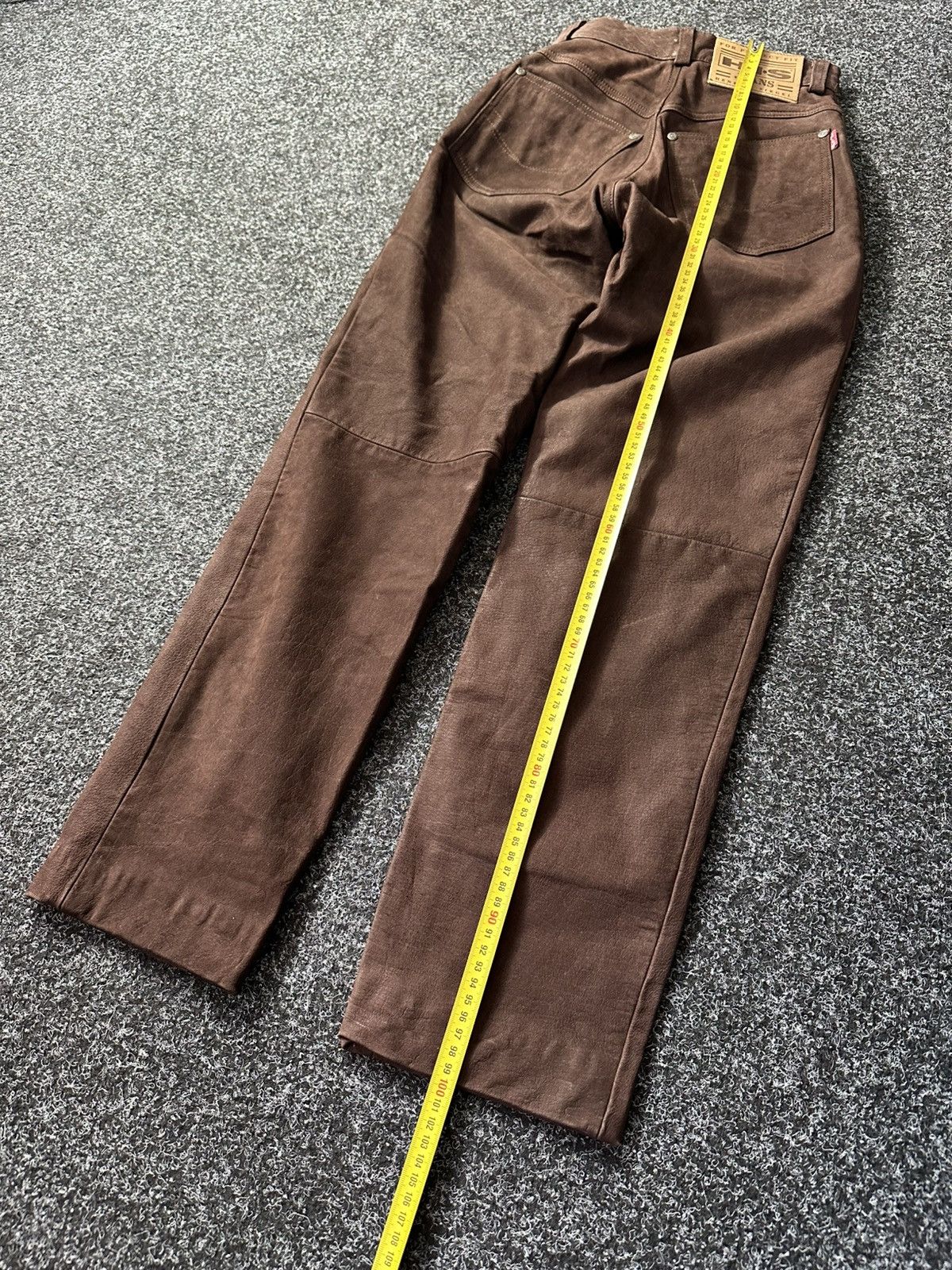 Cowboy Equipment × Leather 🚨GRAIL BOOTCUT BROWN Cowboy Biker Leather Pants Size 24" / US 00 / IT 34 - 13 Thumbnail