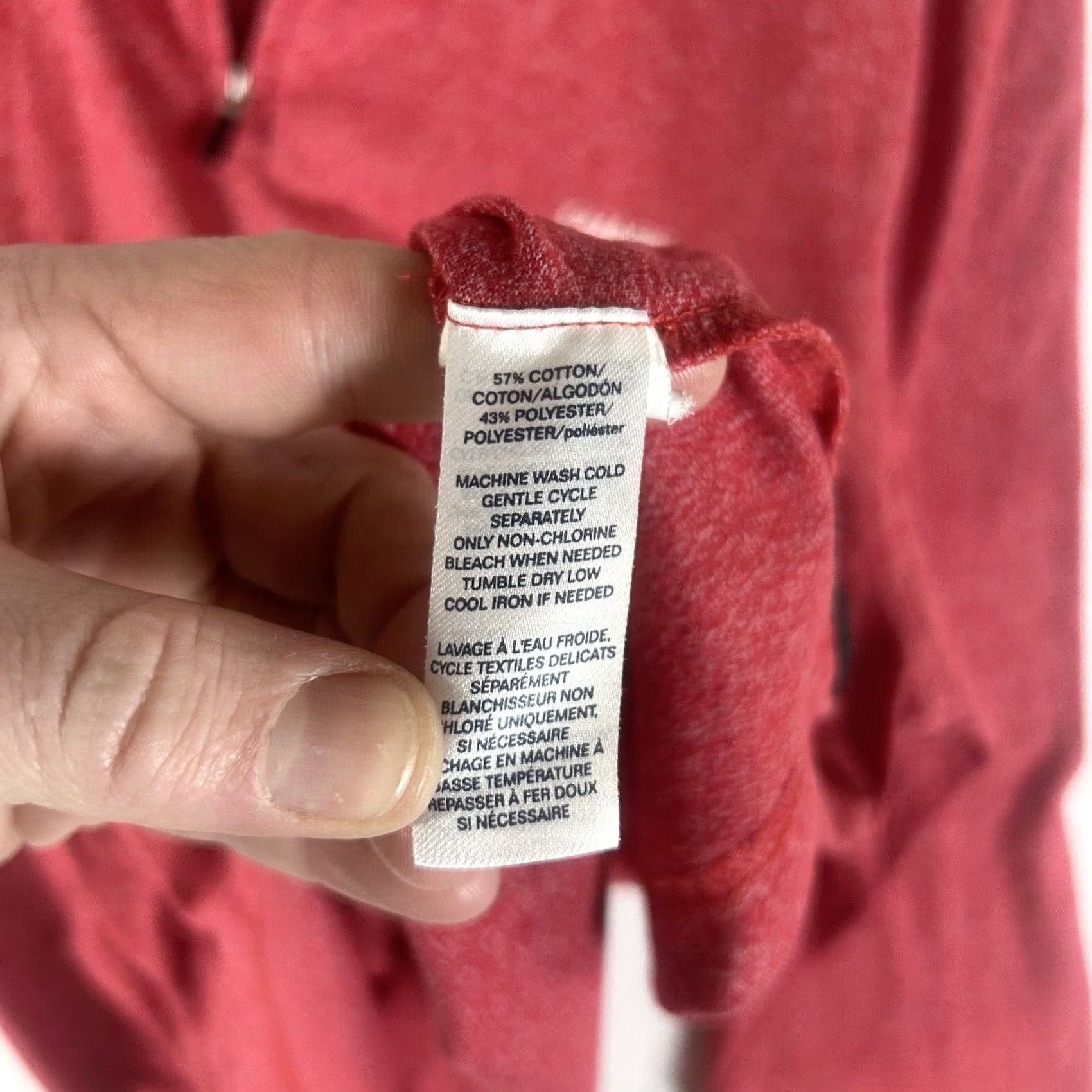 Chaps Chaps Sweatshirt Pullover 1/4 Zip Long Sleeve Mens XL Red Heather Casual Sock? Size US XL / EU 56 / 4 - 5 Thumbnail