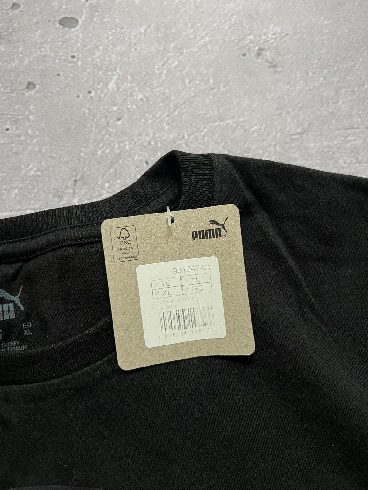 Puma AC Milan Scudetto 2022 T-Shirt Black Size XL New Size US XL / EU 56 / 4 - 7 Thumbnail