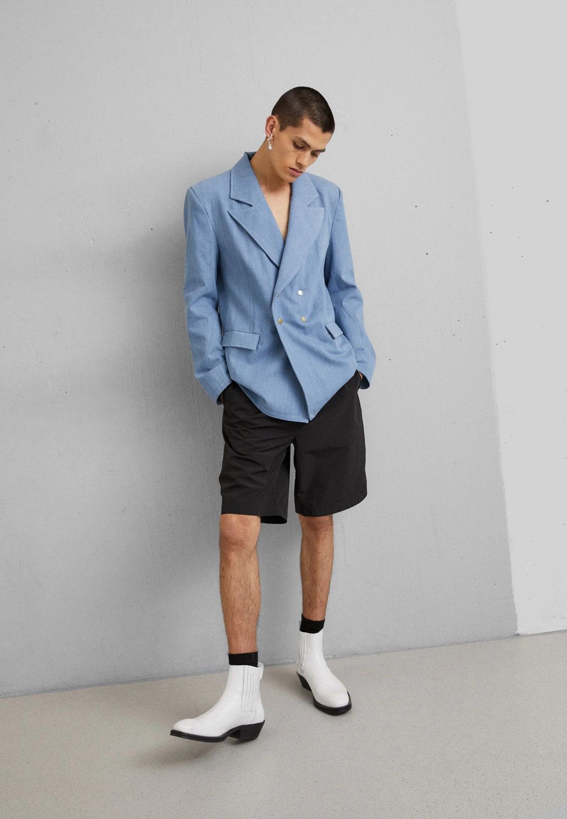 Other !DS! SS23 Nikolaj Storm Hydra Light Denim Bazer Jacket Size 36R - 1 Thumbnail