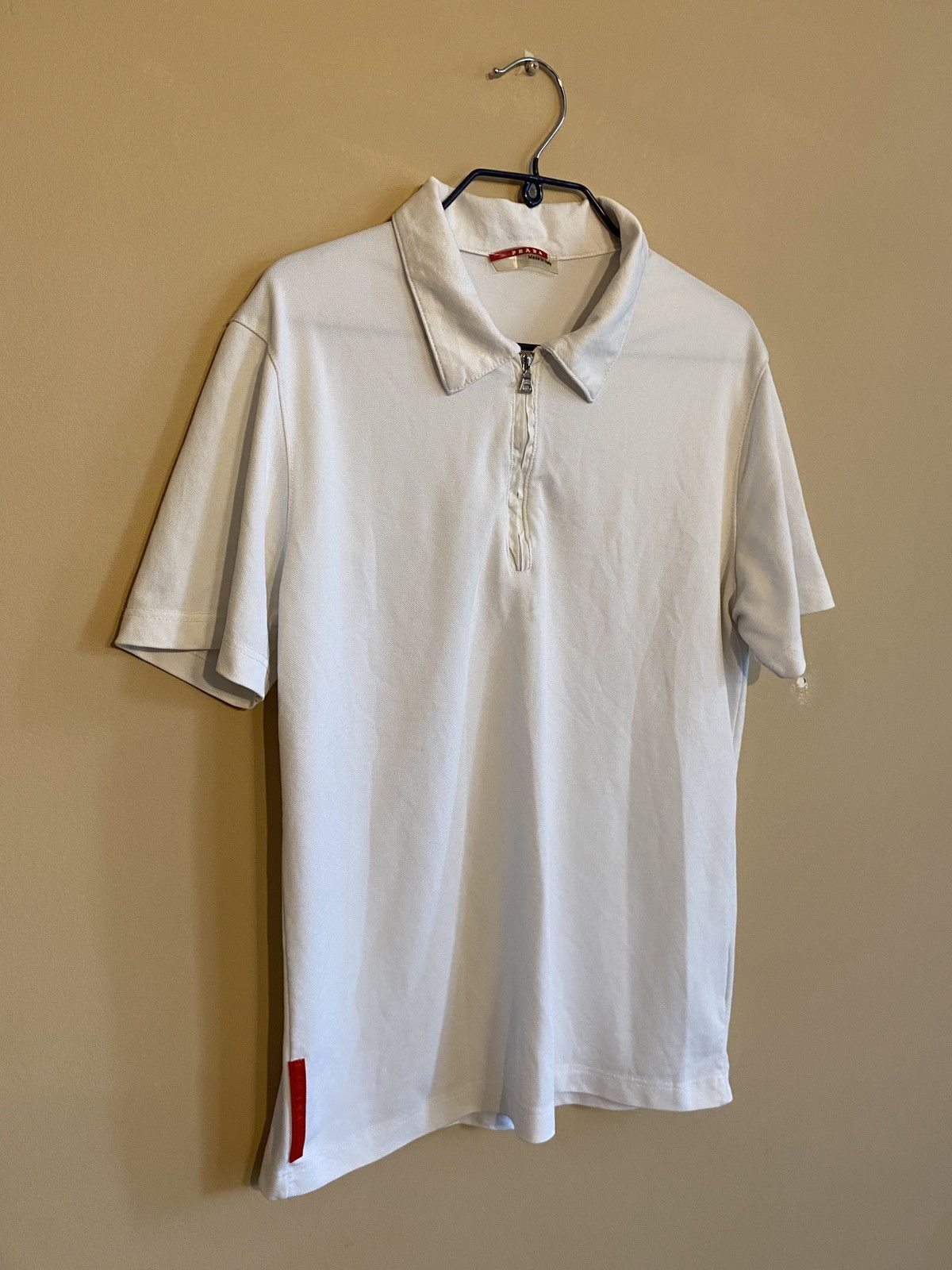 Prada Prada Polo Red Tab Vintage Size US M / EU 48-50 / 2 - 2 Thumbnail
