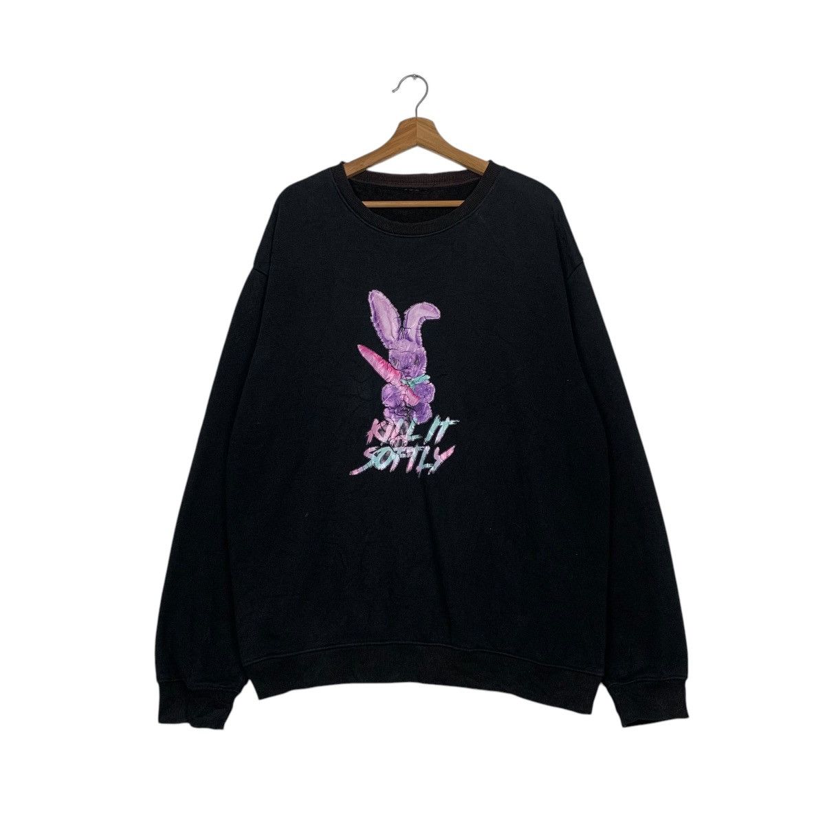 Japanese Brand Kill It Softly Big Logo Sweatshirt Size US M / EU 48-50 / 2 - 1 Thumbnail