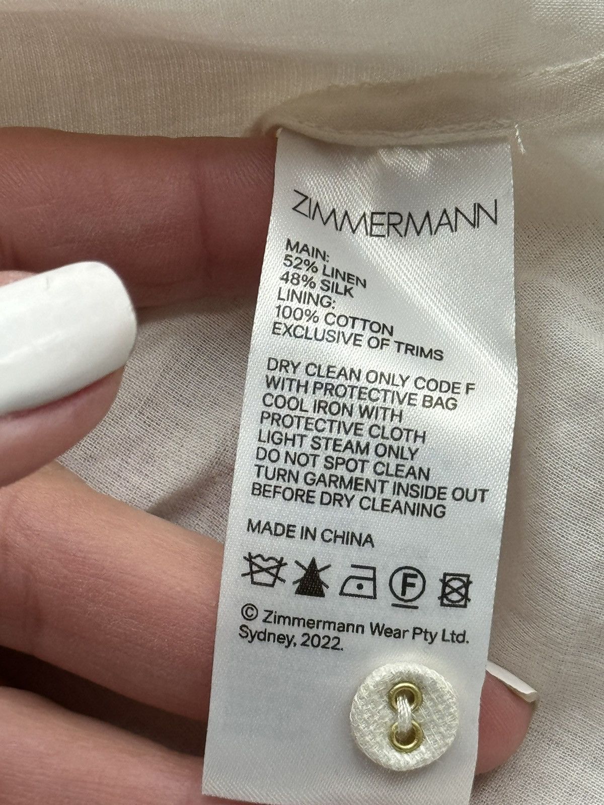 Zimmermann New Zimmermann floral dress, linen blend silk, size 3 Size XL / US 12-14 / IT 48-50 - 11 Thumbnail