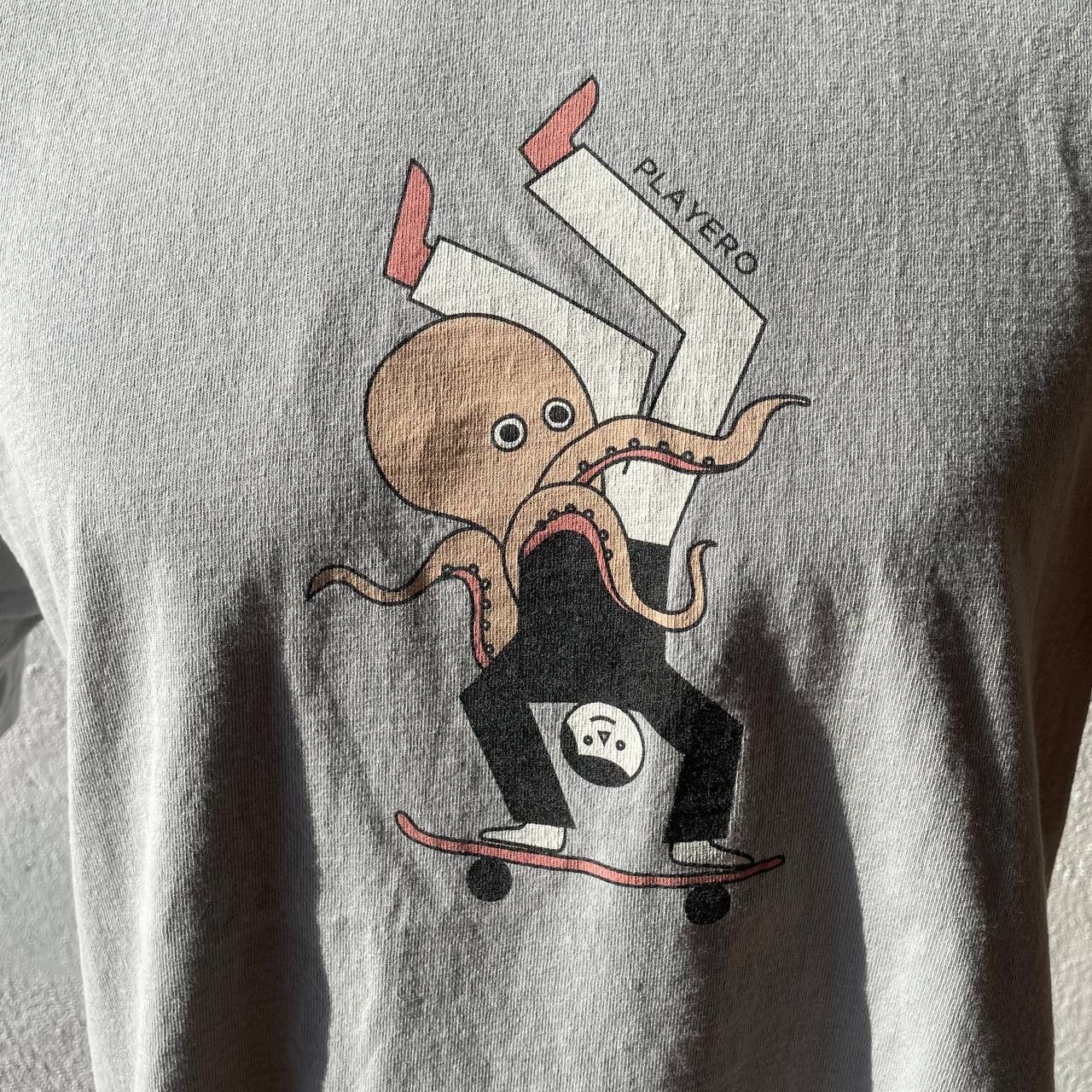 Vintage ⭐️SALE⭐️ [M] PLAYEZRO SKATEBOARD SQUID TSHIRT Size US M / EU 48-50 / 2 - 2 Thumbnail