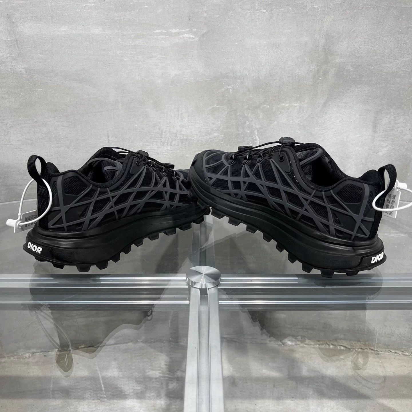 Dior Dior B31 Cannage Black Sneakers Size 38 Size US 7 / IT 37 - 5 Thumbnail