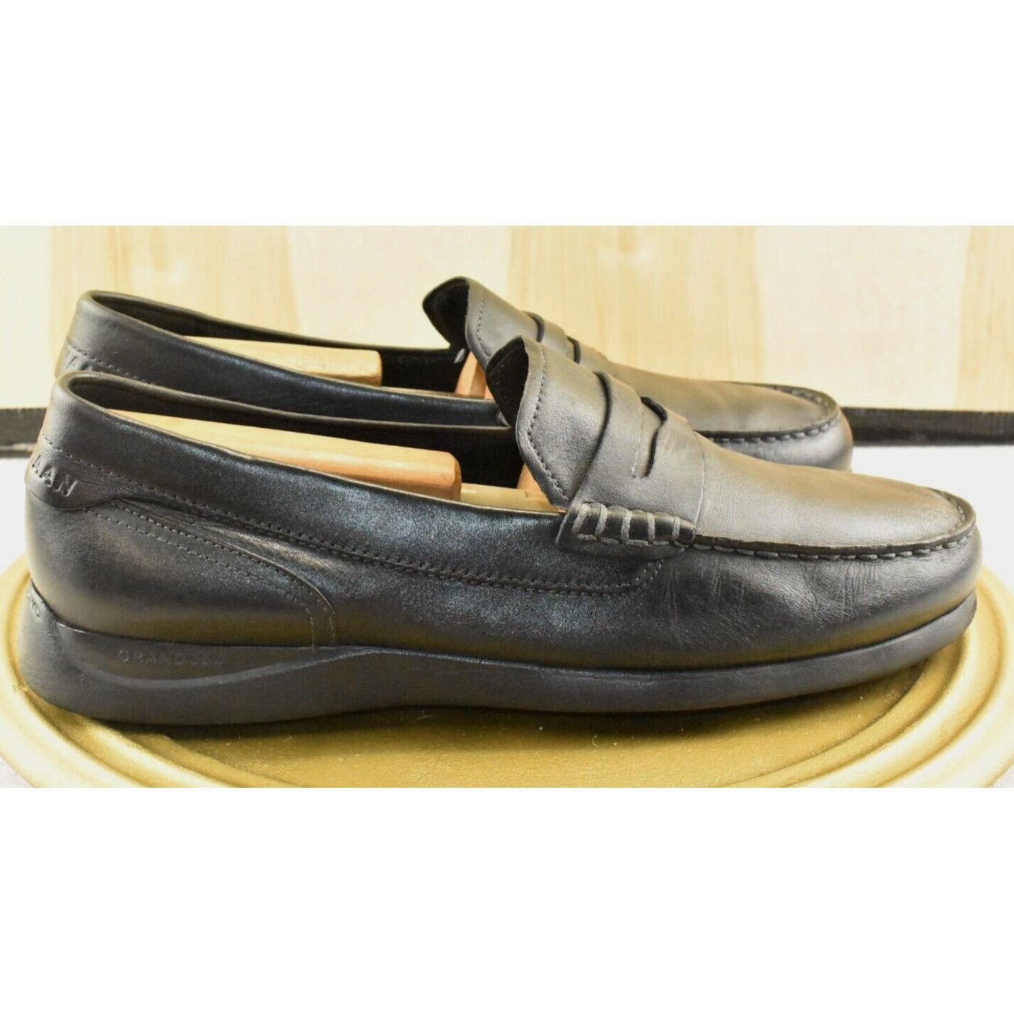 Cole Haan Cole Haan Grand Atlantic Men's Shoes Size 9.5 Black Penny Lo Size US 9.5 / EU 42-43 - 3 Thumbnail