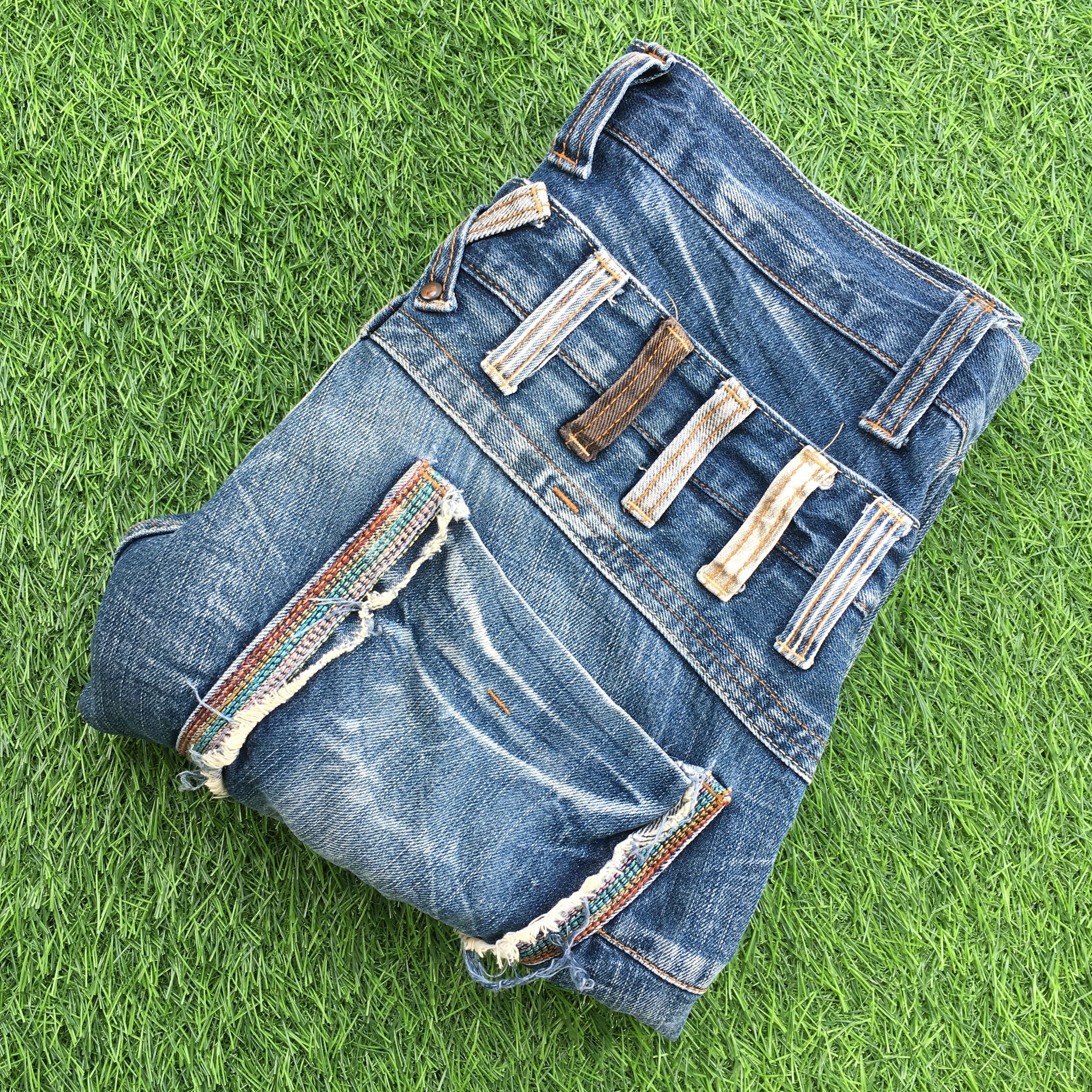 Japanese Brand Japanese Double Waist Denim Pants D-1096 Size US 28 / EU 44 - 9 Thumbnail